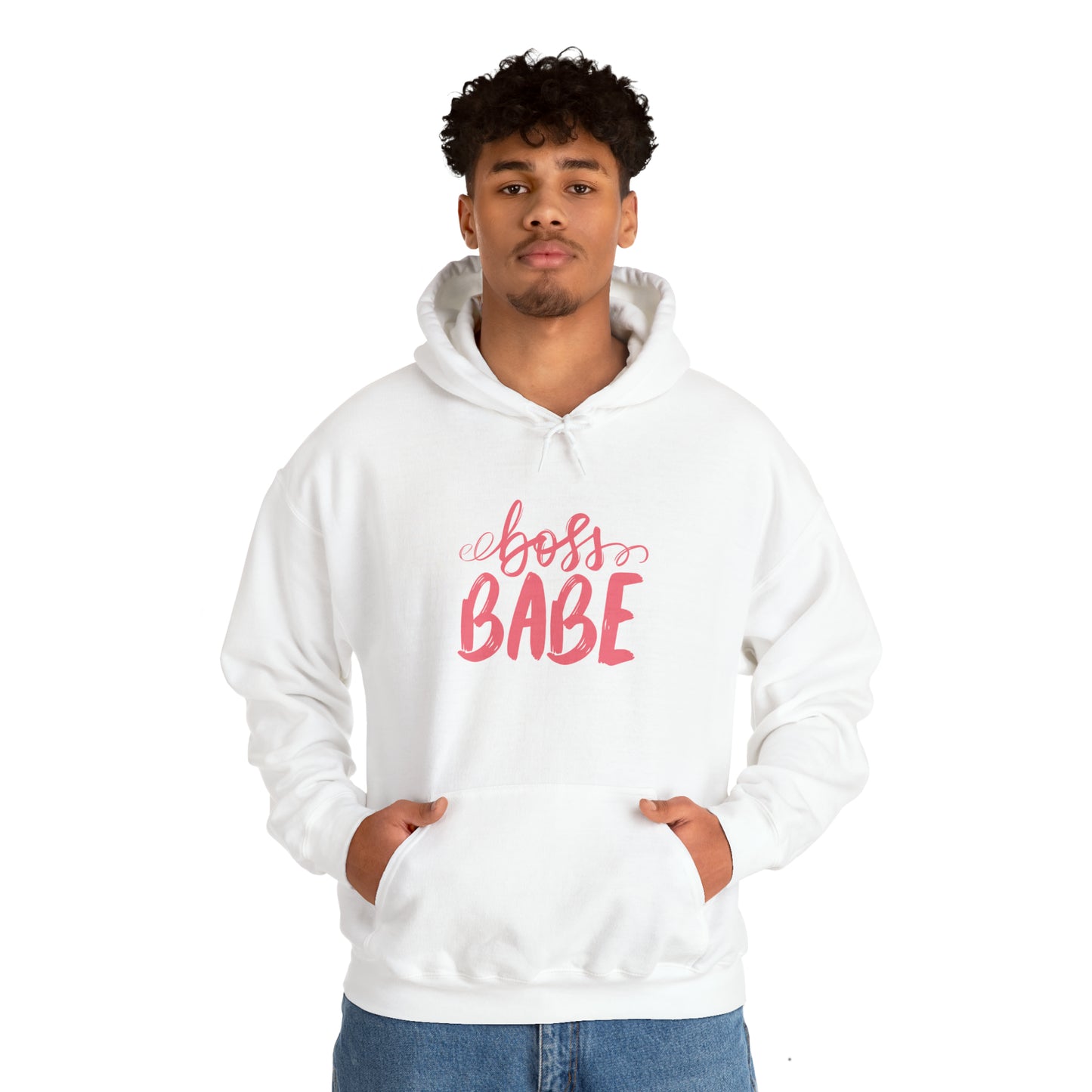 Boss Babe hoodie, boss babe energy, gift for her, millionaire babe, Unisex Heavy Blend Hooded Sweatshirt