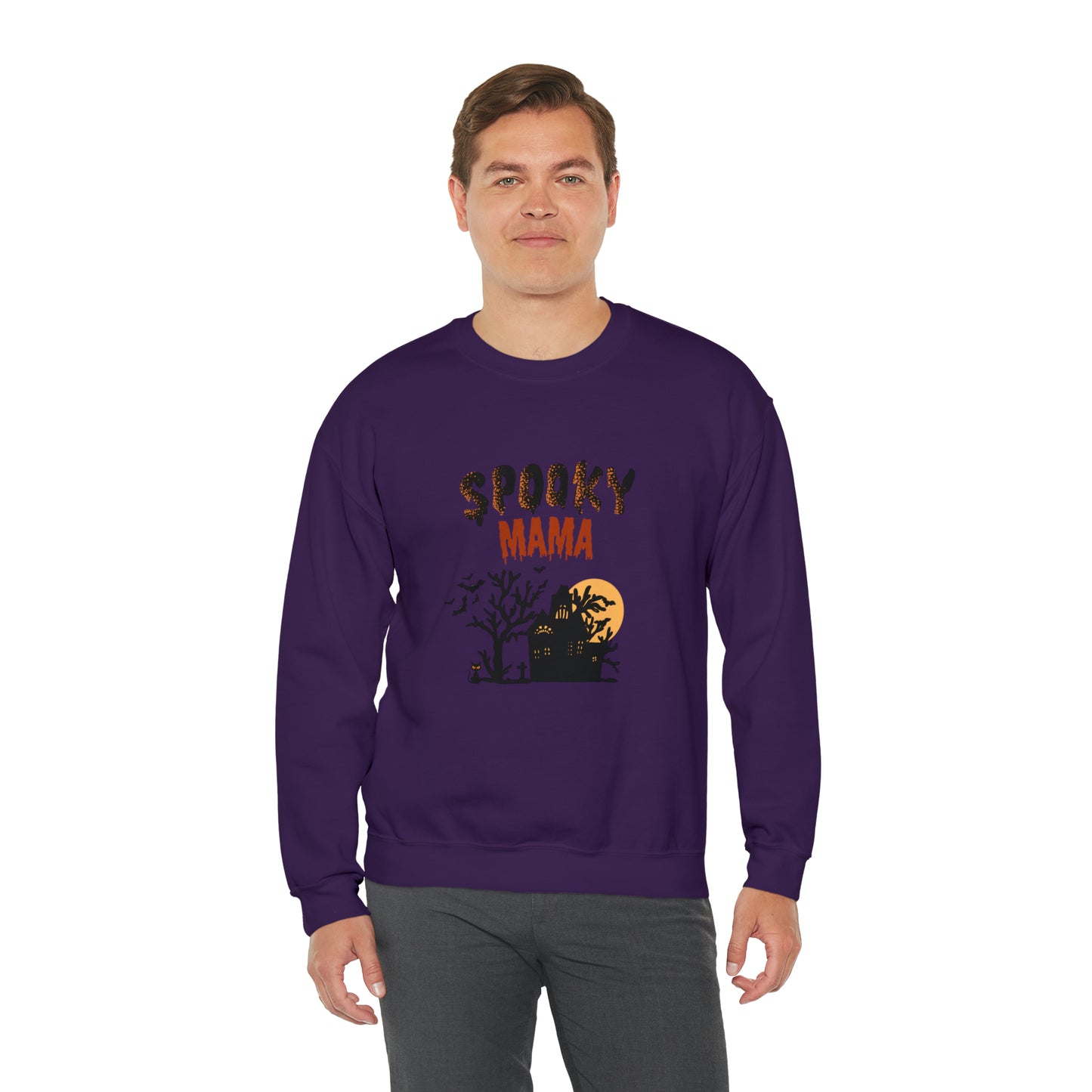 Spooky Mama Halloween Sweatshirt, Ghostface Shirt, Funny Halloween Horror Shirt,Halloween Women's Sweatshirt,Funny Halloween Tee,Unisex gift