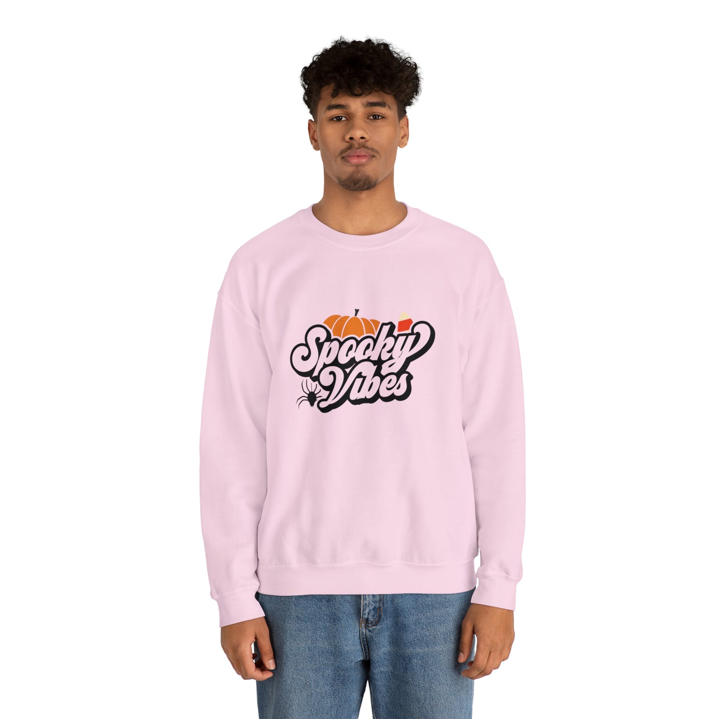 Spooky vibes sweater Halloween sweater ghost fall leaves sweater Halloween Sweatshirt shirt Era Tour sweater best friend gift Unisex gift