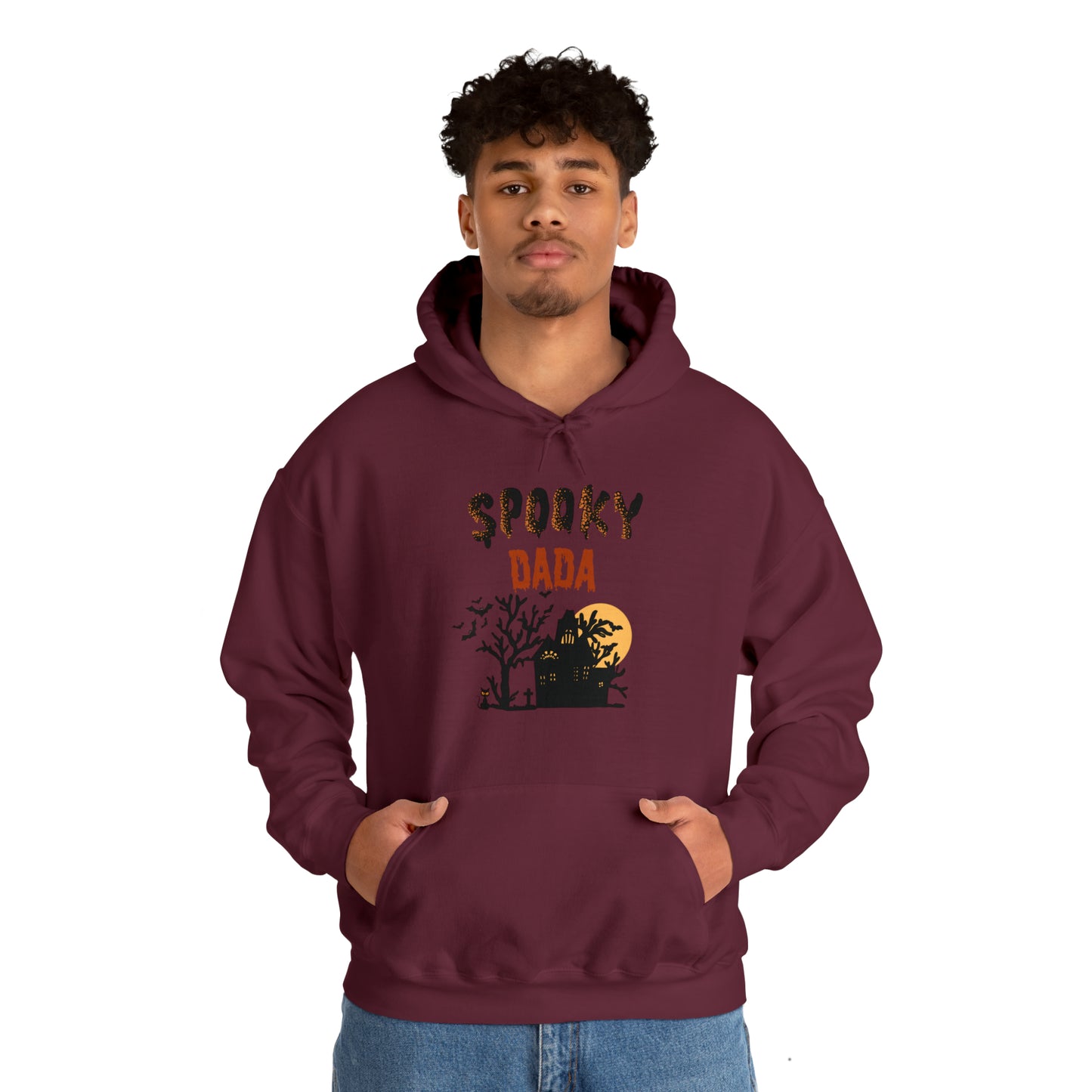 Spooky Dad Halloween Sweatshirt, Daddy haunted house sweatshirt Funny Halloween Horror sweater Halloween Sweatshirt, Halloween Tee, unisex