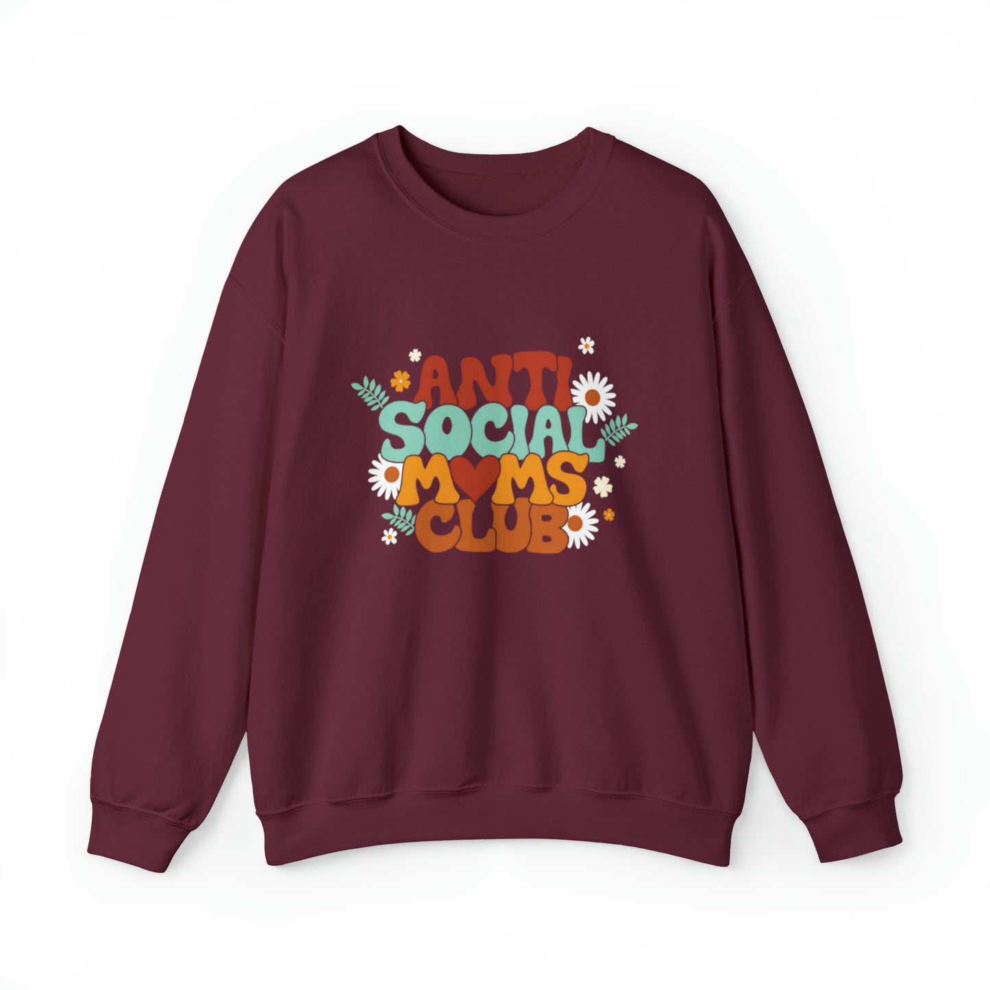 Anti social moms club sweatshirt, Mama Mother Mom sweatshirt, Gift for mom, Christmas gift for her,for him,Birthday gift for her