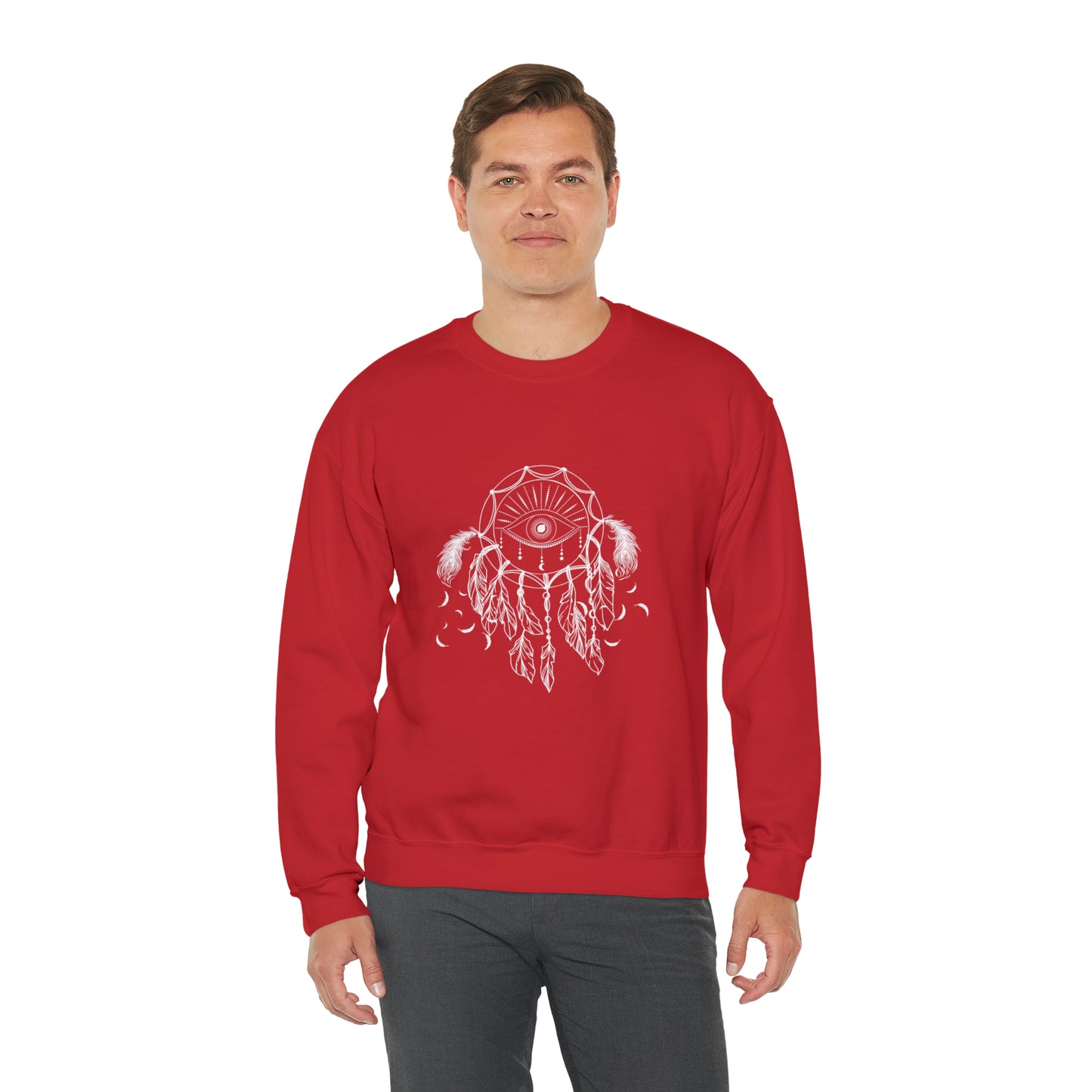 Dreamcatcher sweater third eye sweater birthday spiritual clothes yogawear birthday gift gift for her gift for him Christmas gift