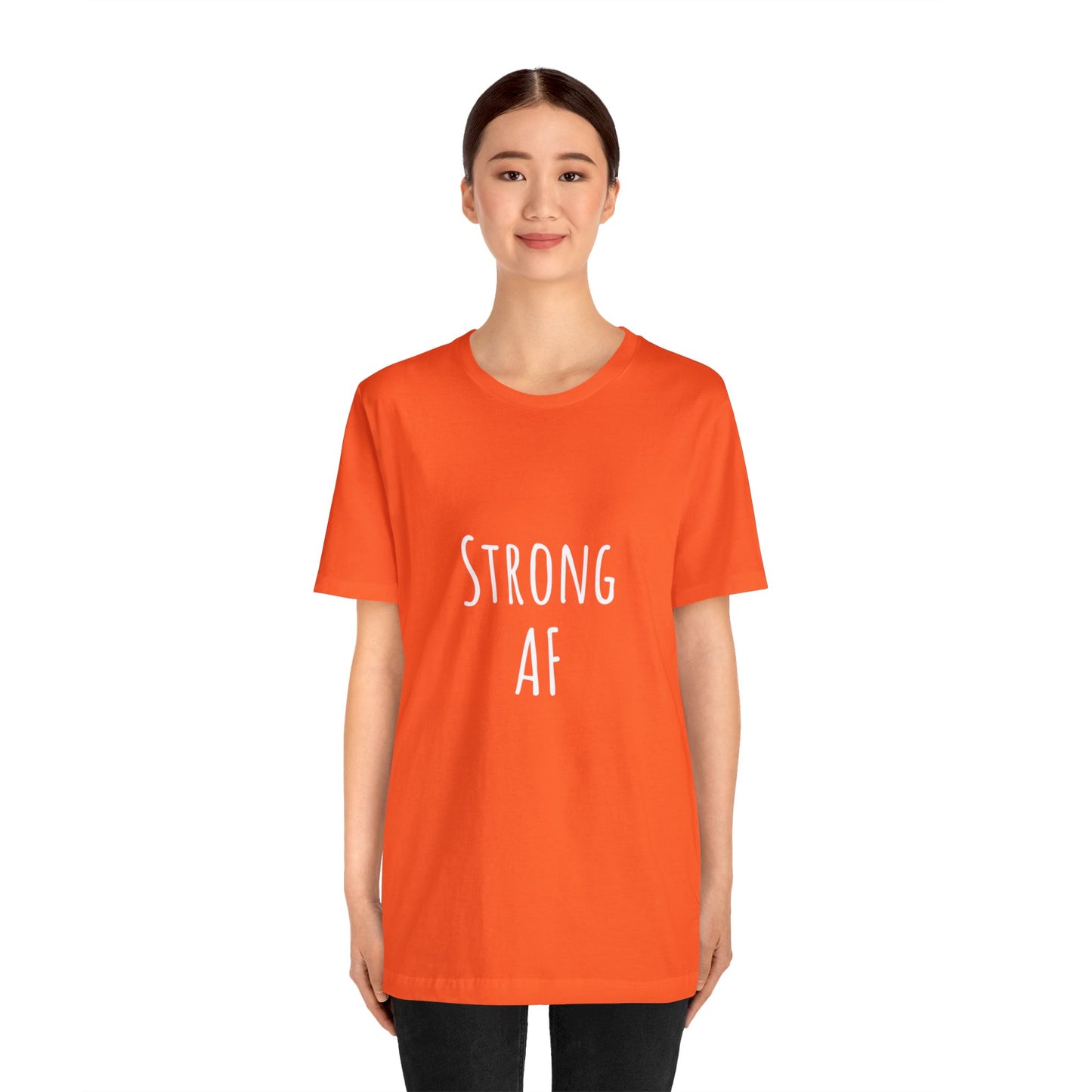 Strong AF shirt Motivational shirt Unisex Tee choose happy Retro Shirt Retro Feeling Good T-Shirt best friend vacation shirt beach