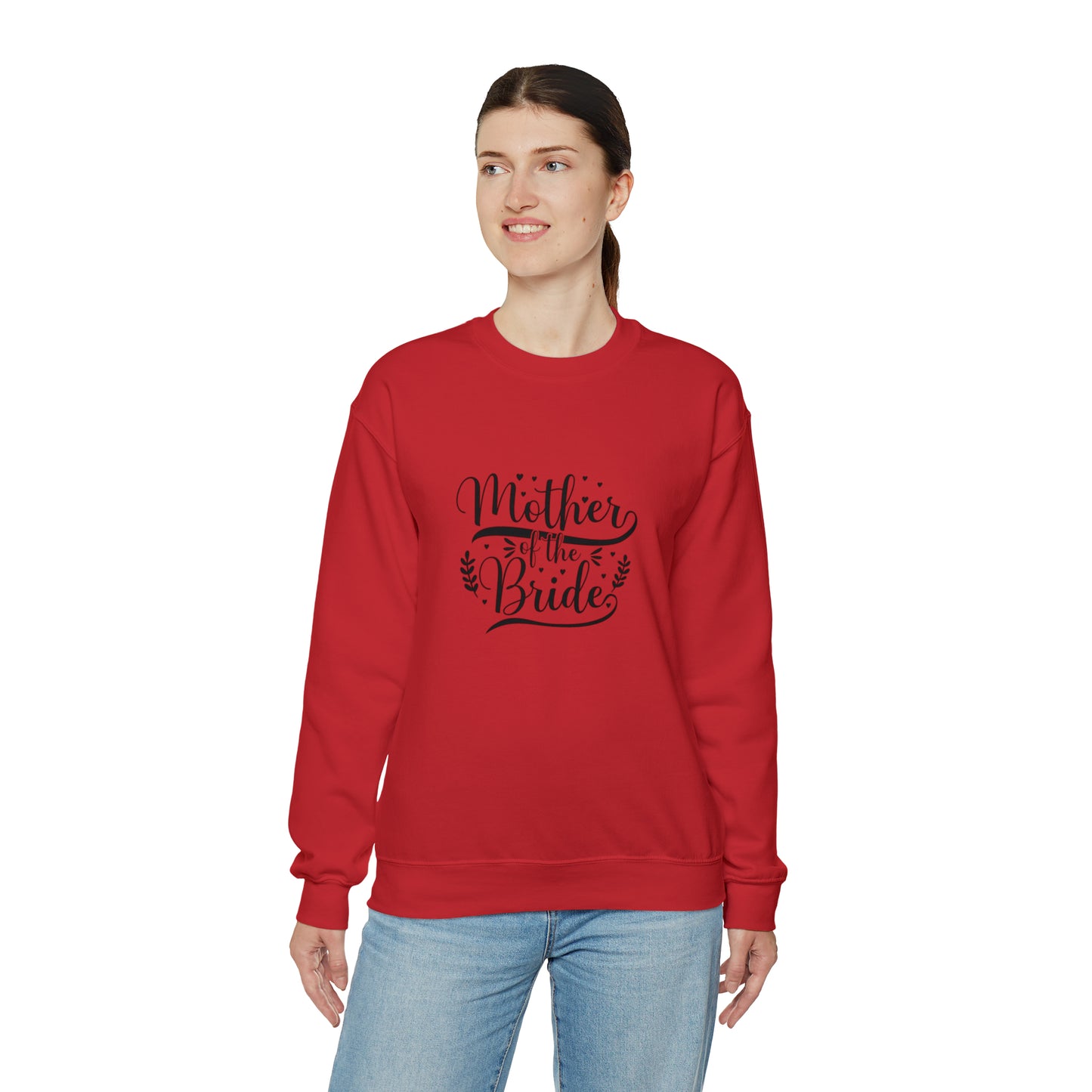 Mother of the bride sweatshirt, wedding attire, gift for Mom, bridal party clothes, yoga wear for her, for him, Birthday gift for her