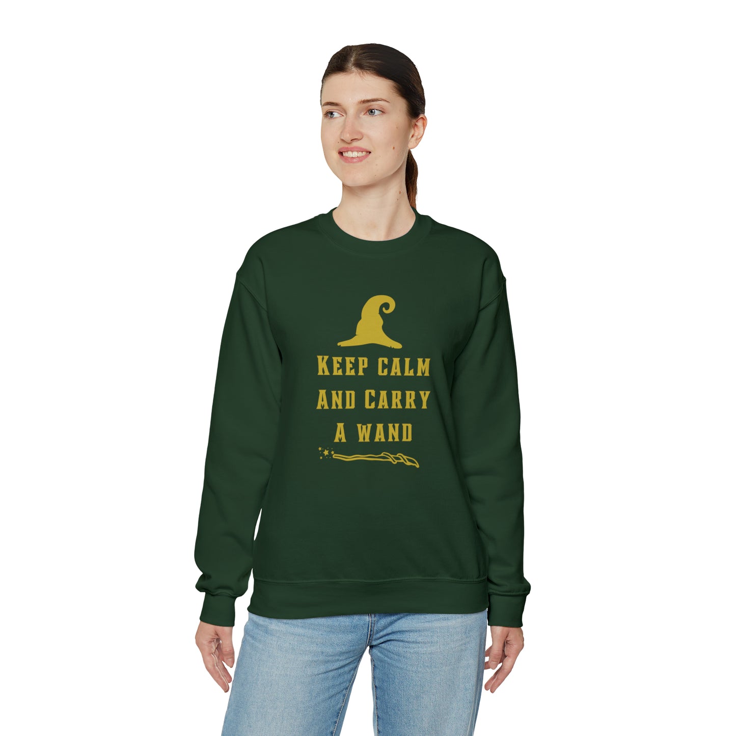 Mischief Manager Hogwarts sweater keep calm carry a wand sweatshirt Halloween sweater Universal Studios Christmas gift for her gift for him