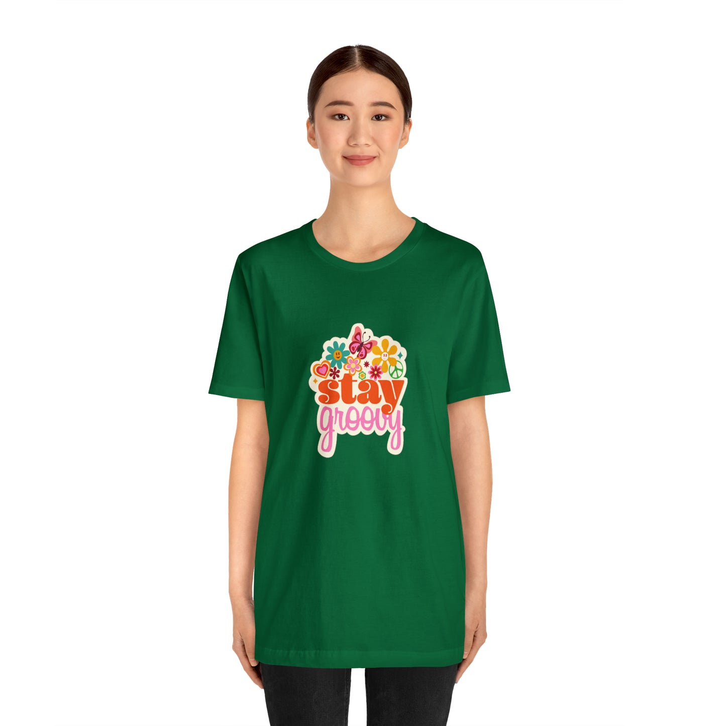 Stay Groovy t-shirt, Hippie shirt, good vibes shirt, summer fun style gift,travel shirt,best friend trip vacation trip