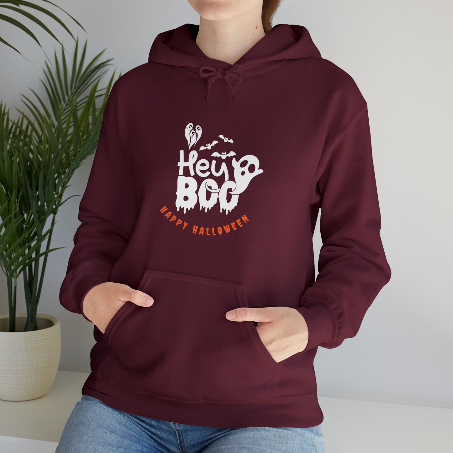 Happy Halloween shirt,Hey boo ghost Halloween tshirt, Halloween Sweatshirt,Spooky Season T Shirt,Retro Halloween Sweater,Christmas gift,