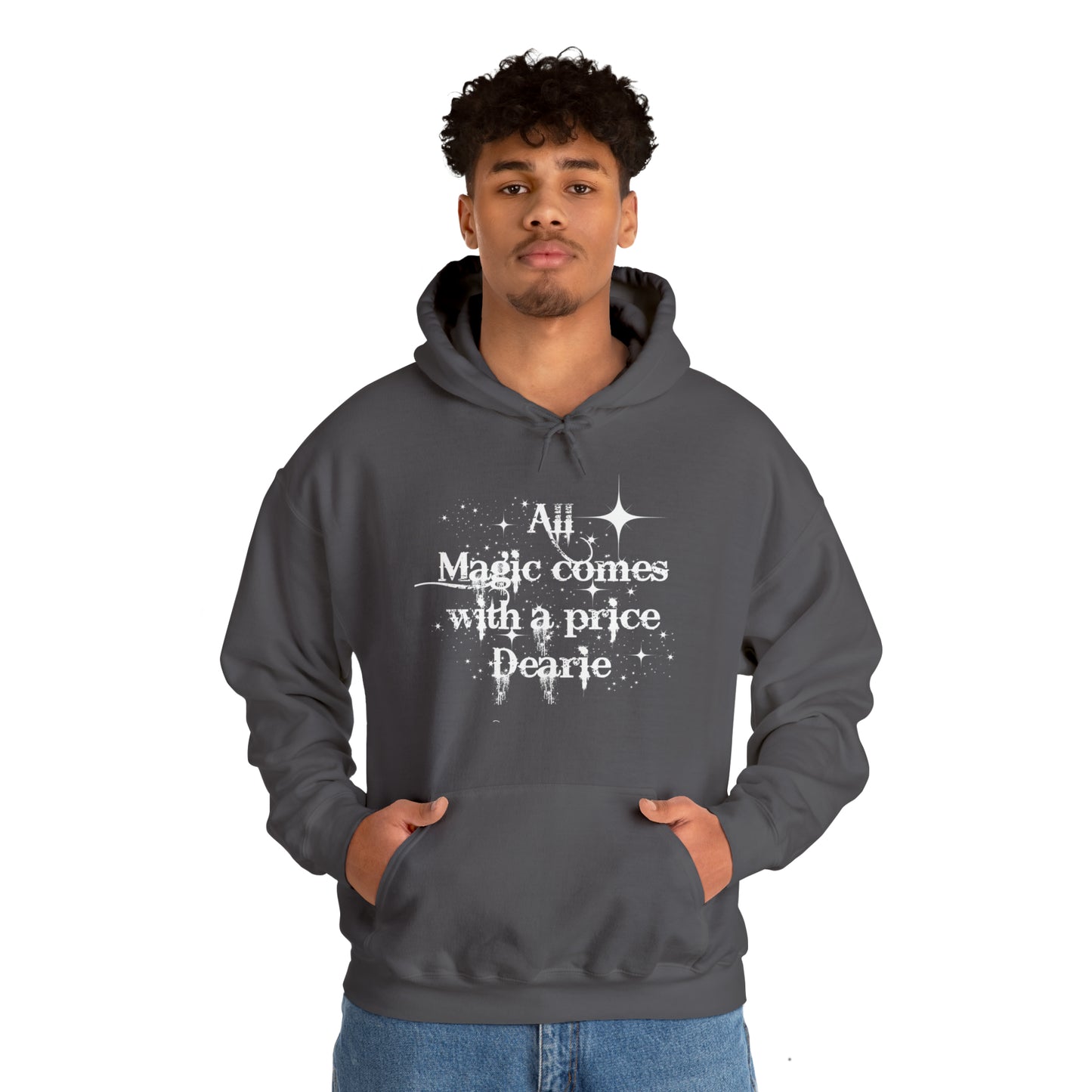 All magic comes with a price Dearie hoodie,OUAT Fan gift, Rumpelstiltskin gift for her, Christmas gift, Unisex Heavy Blend Hooded Sweatshirt