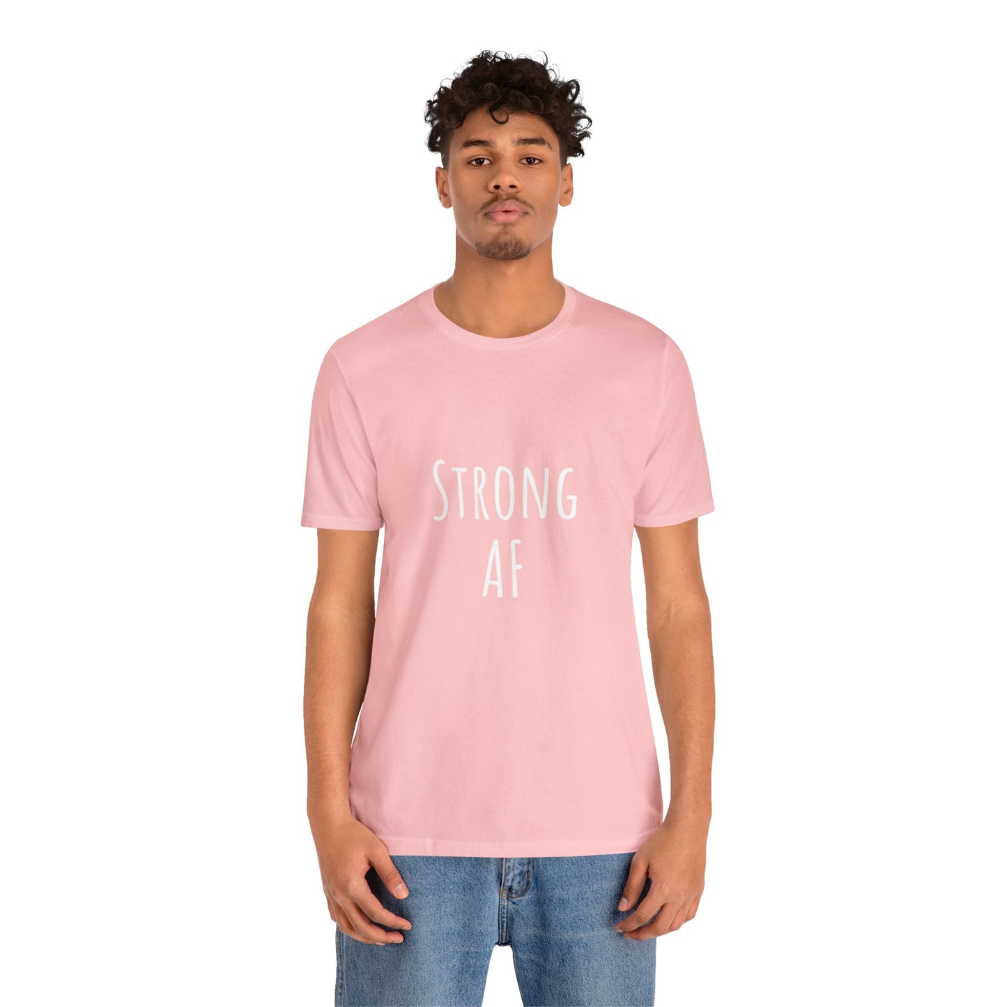 Strong AF shirt Motivational shirt Unisex Tee choose happy Retro Shirt Retro Feeling Good T-Shirt best friend vacation shirt beach
