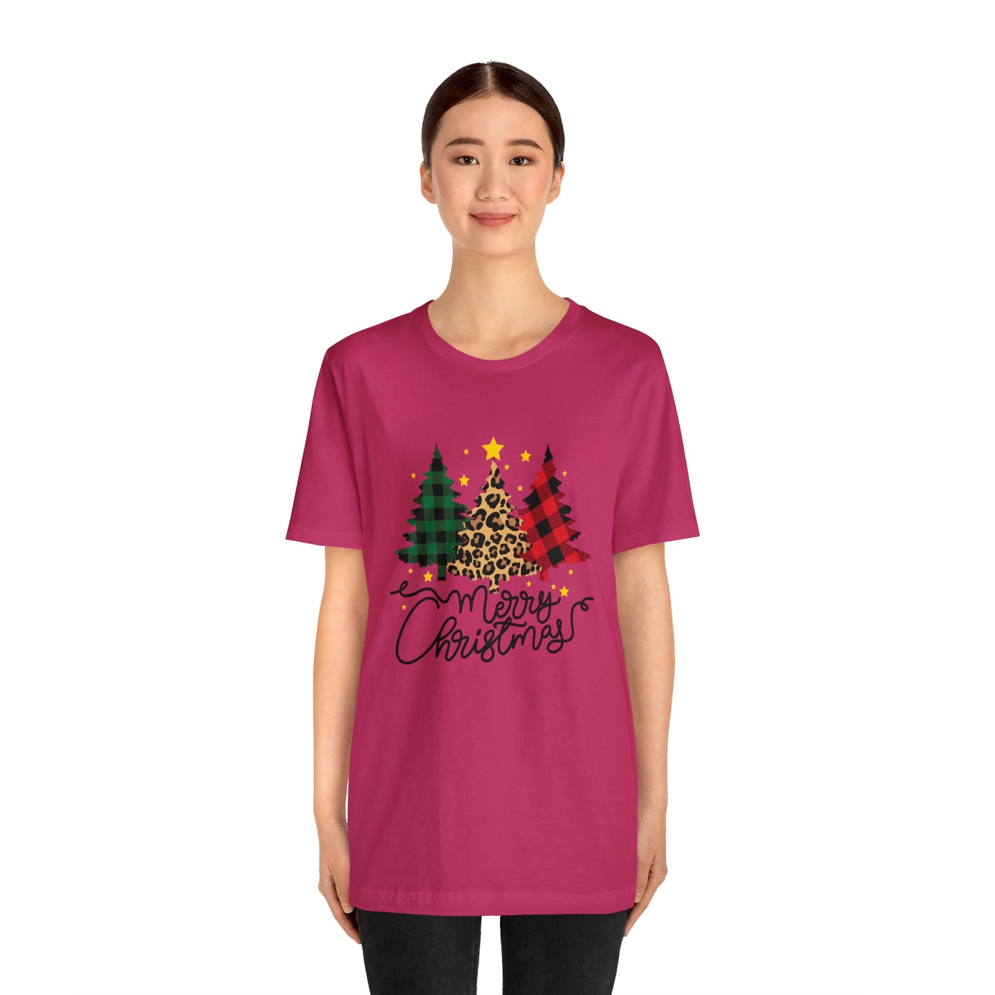 Festive AF shirt Pink Merry Bright Christmas Tshirt for Women Men Christmas Shirt Sweater Holiday Christmas gift for her gift for him Plaid
