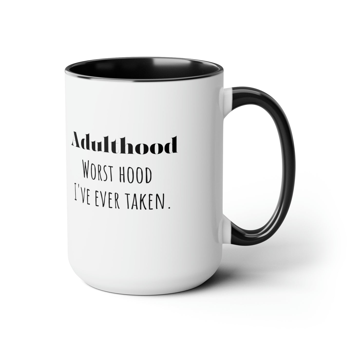 Adulting mug funny adulthood mug bestie gift Valentine's Day gift for her mug custom message gift gift for him Coffee Mug Coffee tea