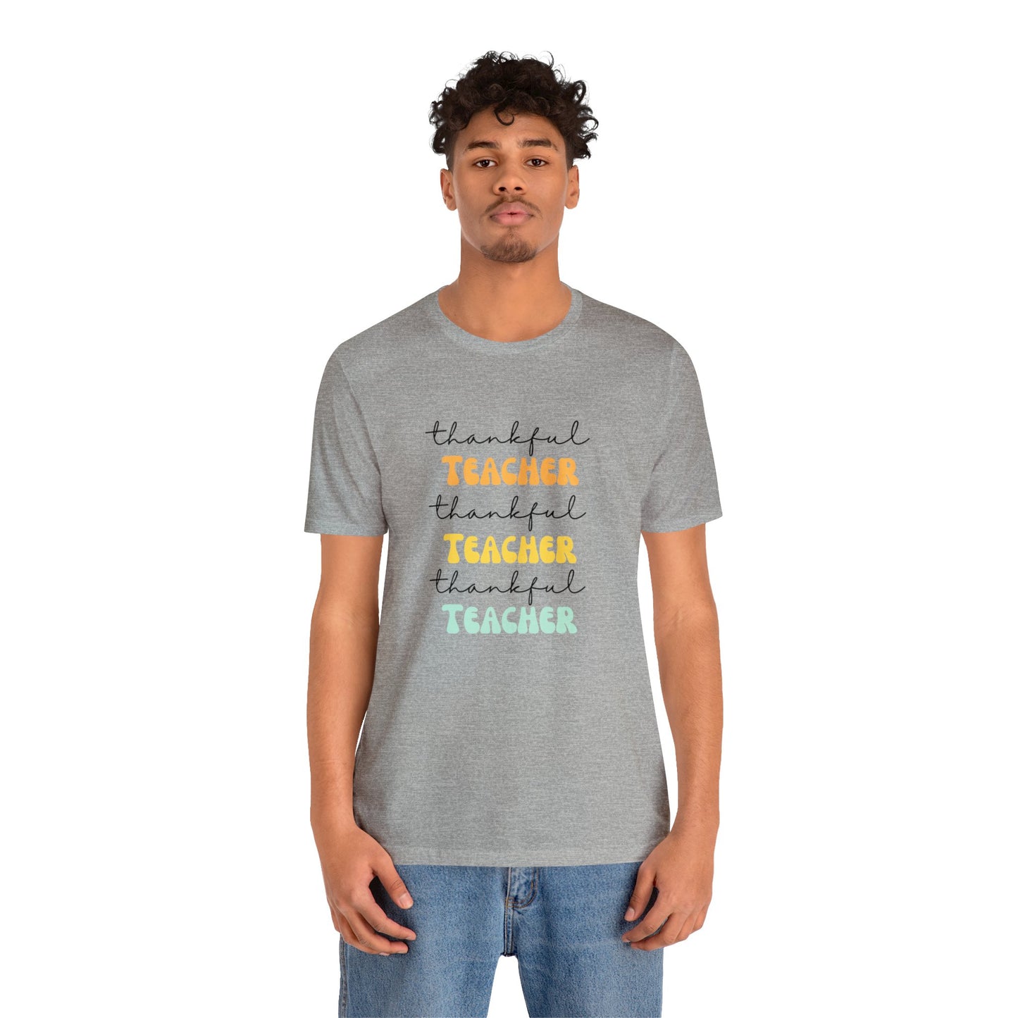 Thankful teacher shirt tiny humans teacher appreciation gift Thanksgiving shirt gift for her gift for him Unisex Tee Christmas gift