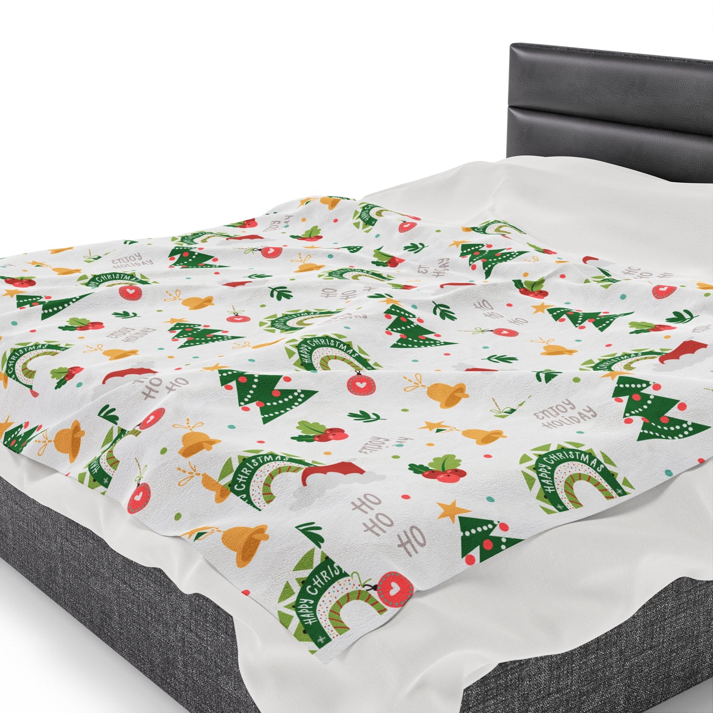 Christmas Blanket holiday blanket christmas movie watching blanket Merry christmas blanket Velveteen Plush Blanket