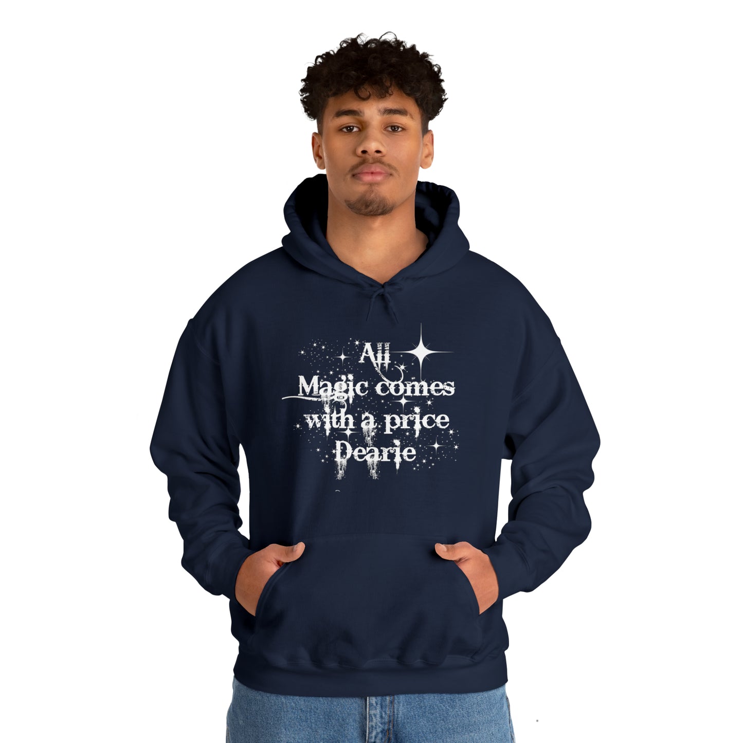 All magic comes with a price Dearie hoodie,OUAT Fan gift, Rumpelstiltskin gift for her, Christmas gift, Unisex Heavy Blend Hooded Sweatshirt