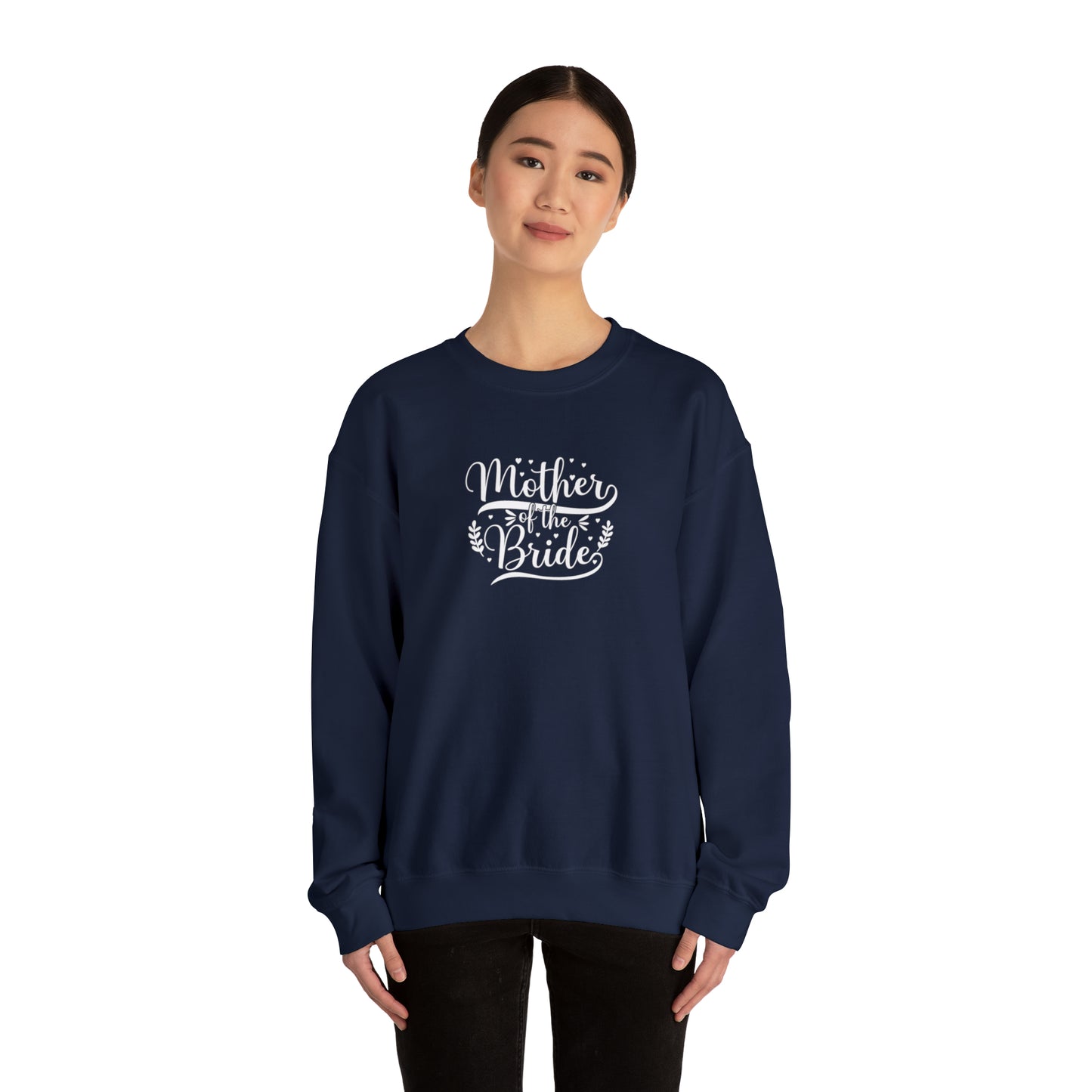 Mother of the bride sweatshirt, Red wedding attire, gift for Mom, bridal party clothes, yoga wear for her, for him, Birthday gift for her