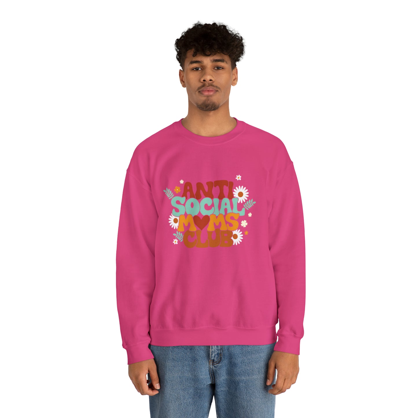 Anti social moms club sweatshirt, Mama Mother Mom sweatshirt, Gift for mom, Christmas gift for her,for him,Birthday gift for her