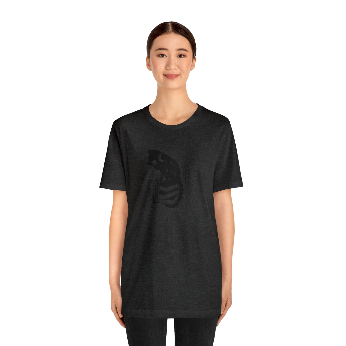 Cat lover tshirt book lover shirt crystal witchy cat Shirt Halloween Cat Sweatshirt Gift for Cat Lover Gift for Cat Mom Gift