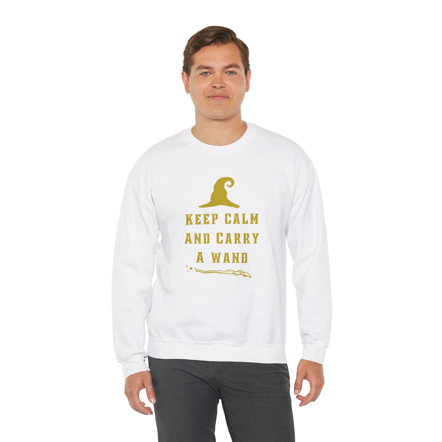 Mischief Manager Hogwarts sweater keep calm carry a wand sweatshirt Halloween sweater Universal Studios Christmas gift for her gift for him