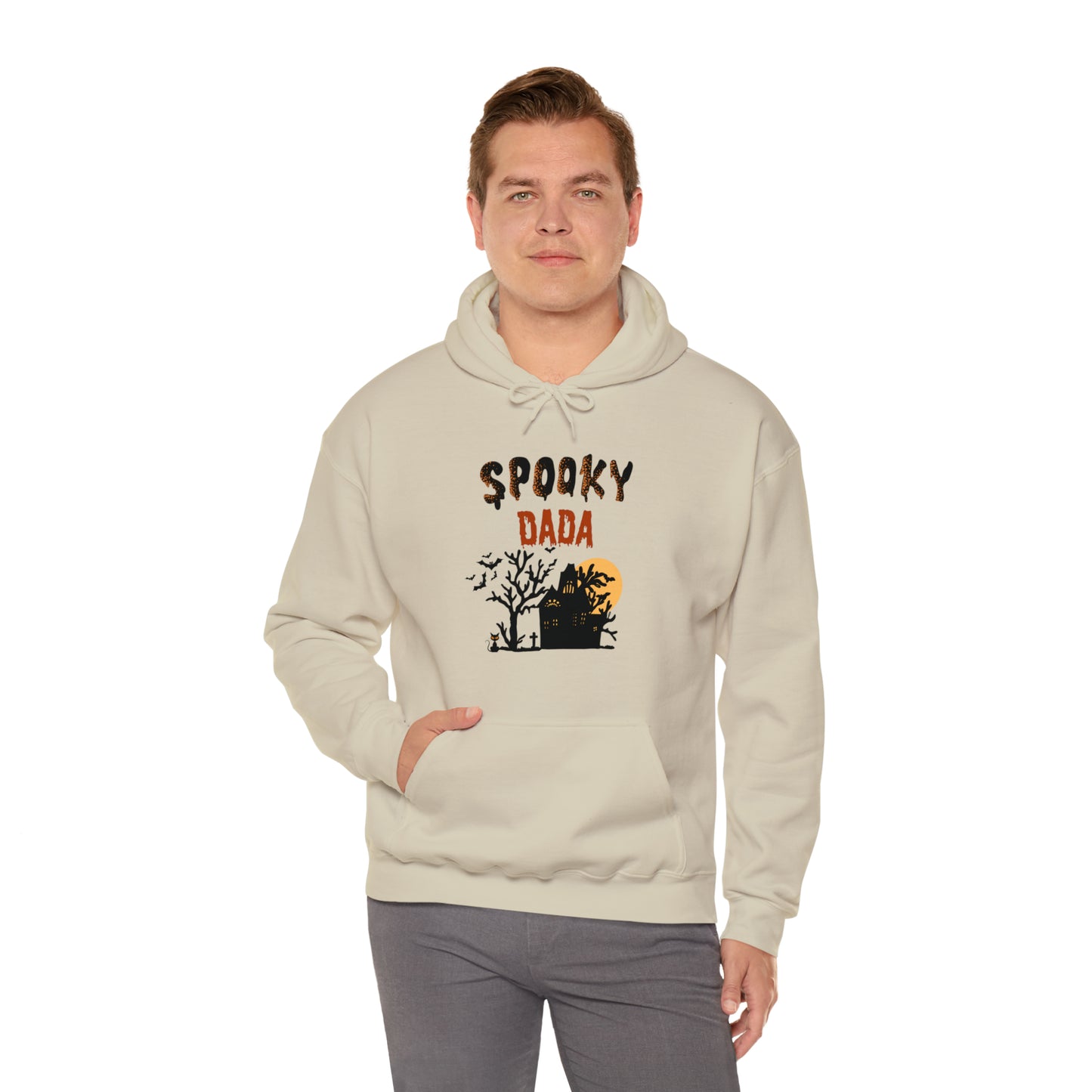Spooky Dad Halloween Sweatshirt, Daddy haunted house sweatshirt Funny Halloween Horror sweater Halloween Sweatshirt, Halloween Tee, unisex