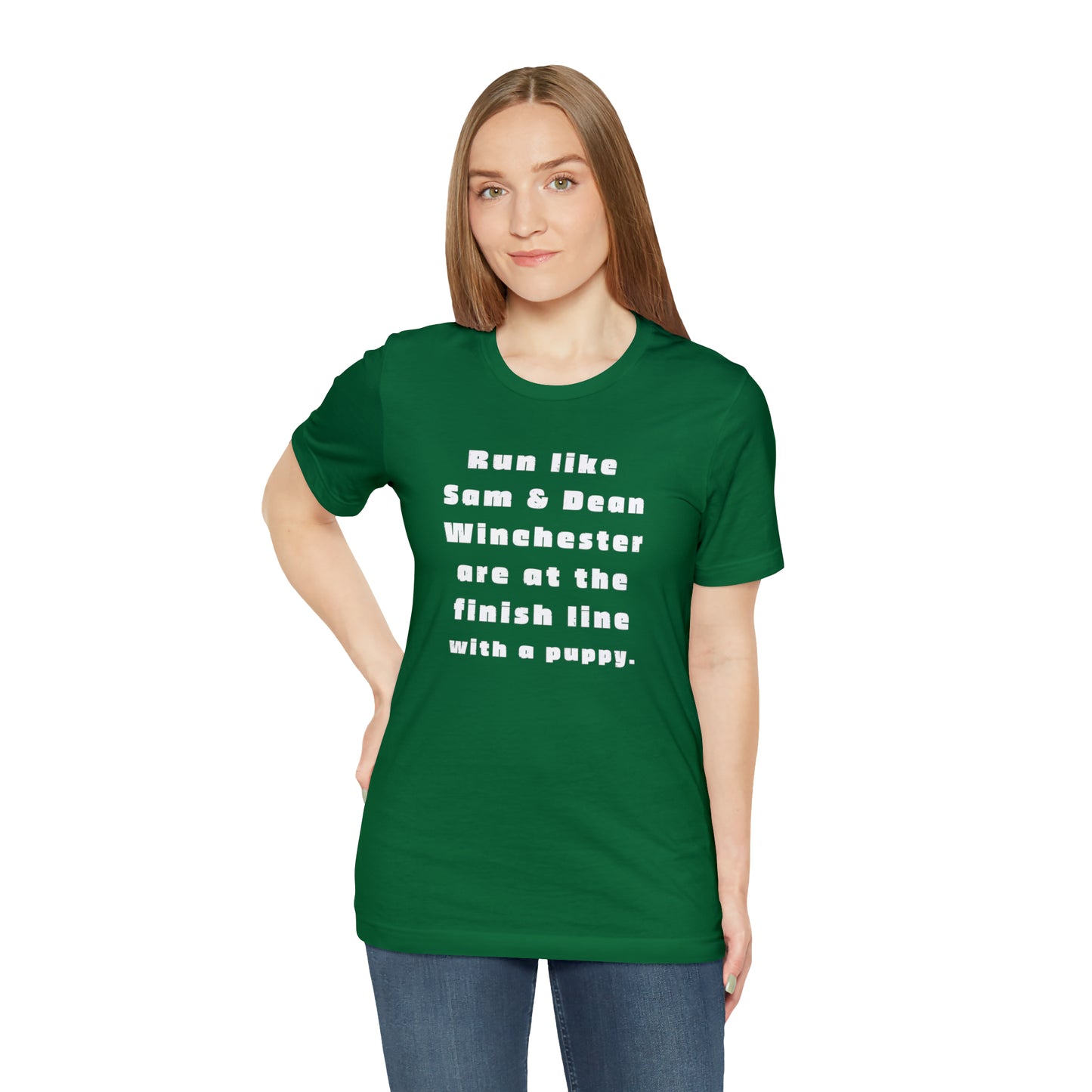 Winchester fans work out shirt Gym top sam and dean Tshirt Gift for her Gift for him Funny gift for her gift for him yoga Women's Tee