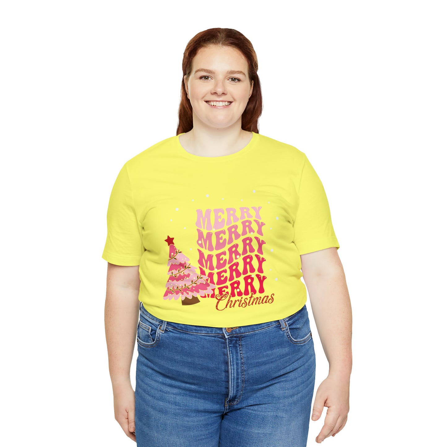 Festive AF shirt Pink Merry Bright Christmas Tshirt for Women Christmas Shirt Sweater Holiday Christmas gift for her gift for him unisex