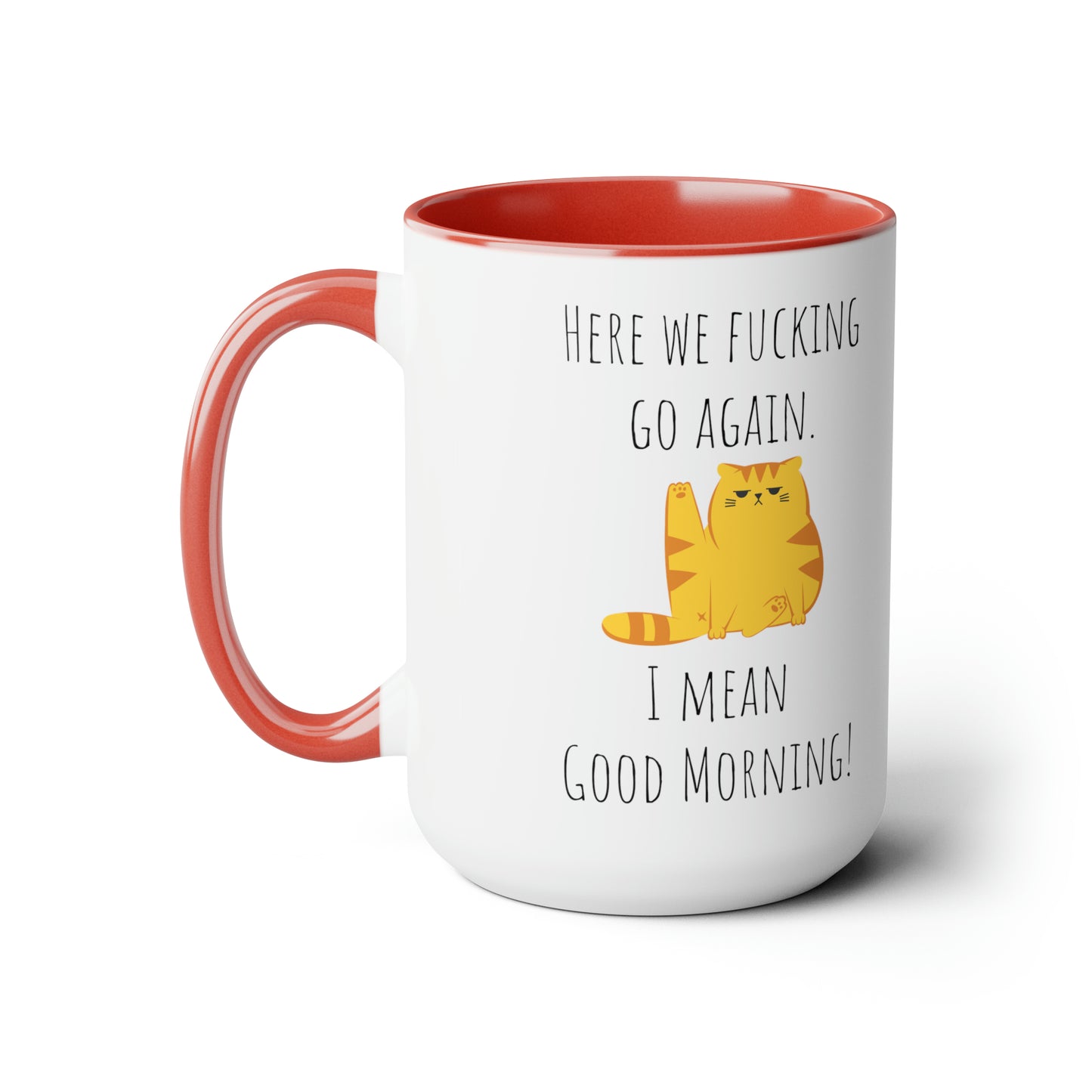 Funny grumpy cat mug funny Coffee Mug Fucking glorious morning mug cat mug gift for her Mug funny gift for wife tea Christmas gift 15oz