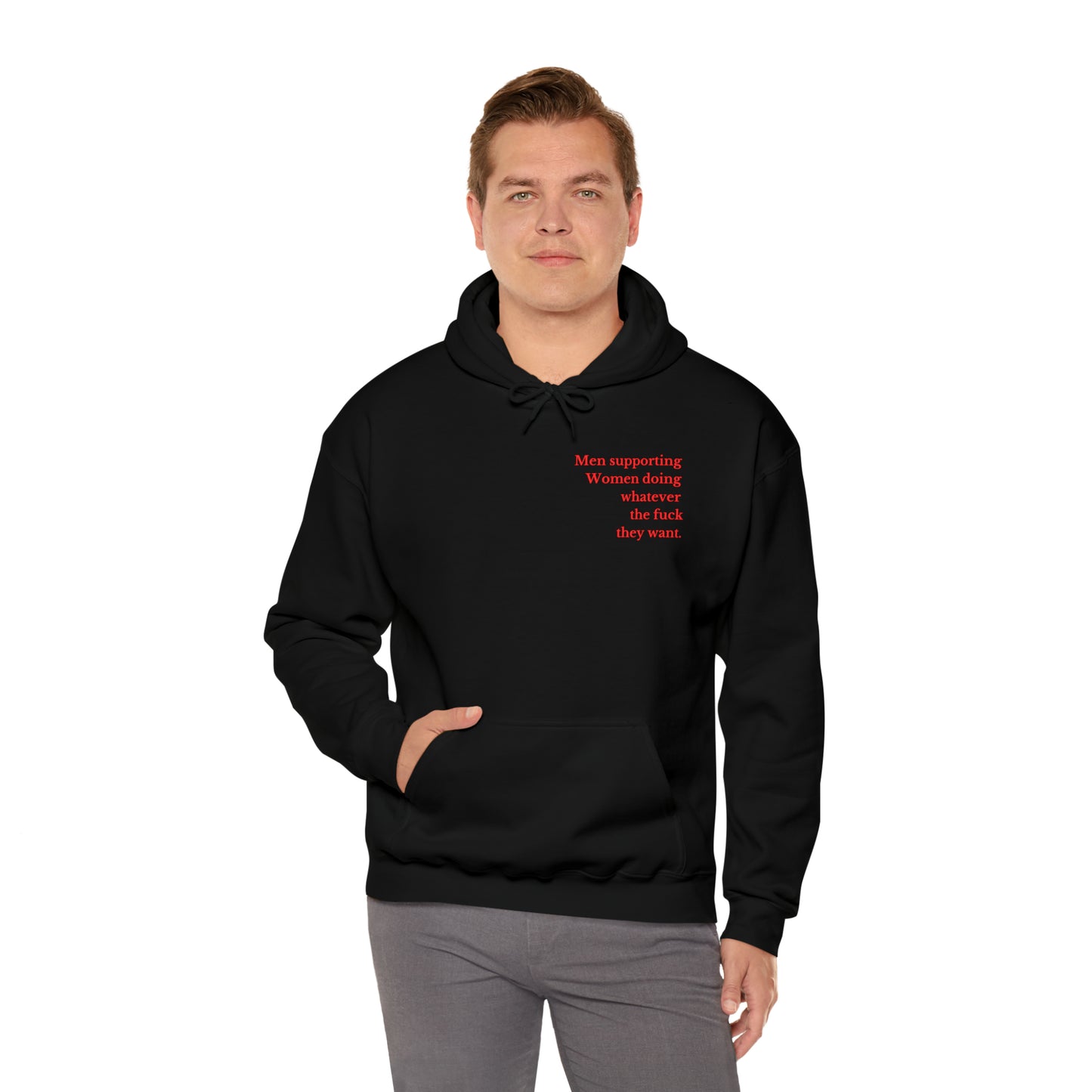 Men supporting women sweater birthday sweater Christmas gifts Sweatshirt Gift for him Gift