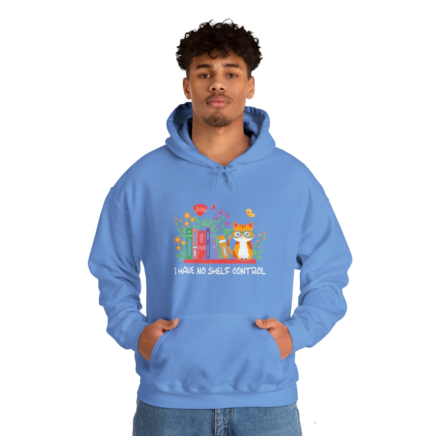 Cat lover hoodie book lover sweater BookShelf control orange cat Shirt Halloween Cat Sweatshirt Gift for Cat Lover Gift for Cat Mom Gift