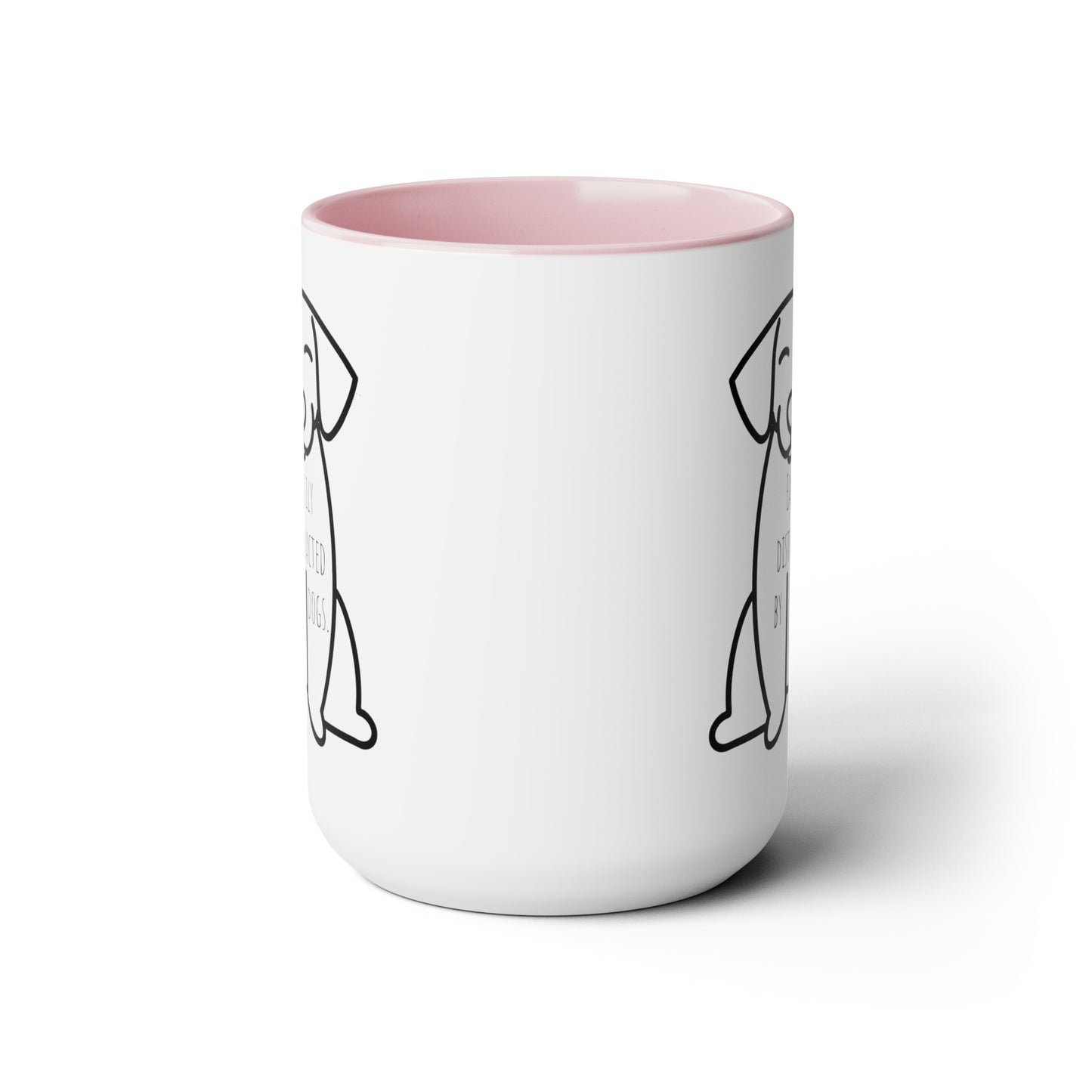 Easily distracted by dogs mug Supervisor mug Floral mug gift for her Mug funny gift for wife Coffee Mugs tea Christmas gift 15oz