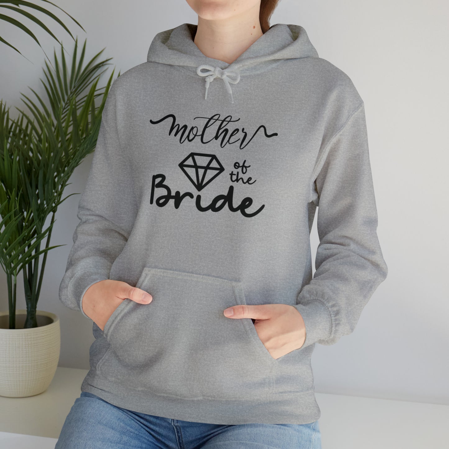 Mother of the bride Hoodie, bridal party clothes, wedding shower gift, Birthday gift for her, Pink gift, Galantine gift for her, unisex