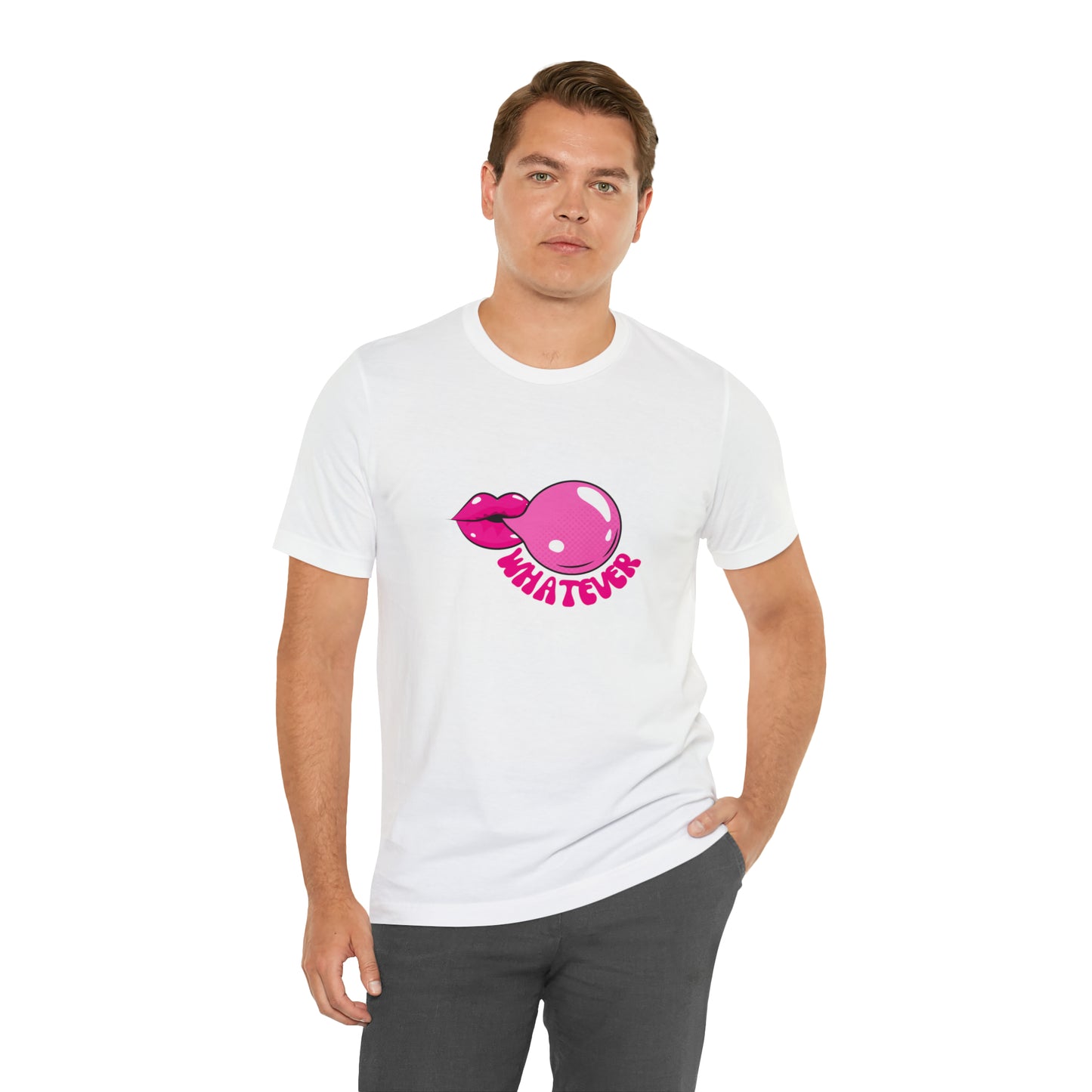 Whatever bubblegum T-Shirt Aesthetic Shirt Trendy Shirt Shirt With Words On Back Positive Gift for him Gift for her boho shirt hippie soul