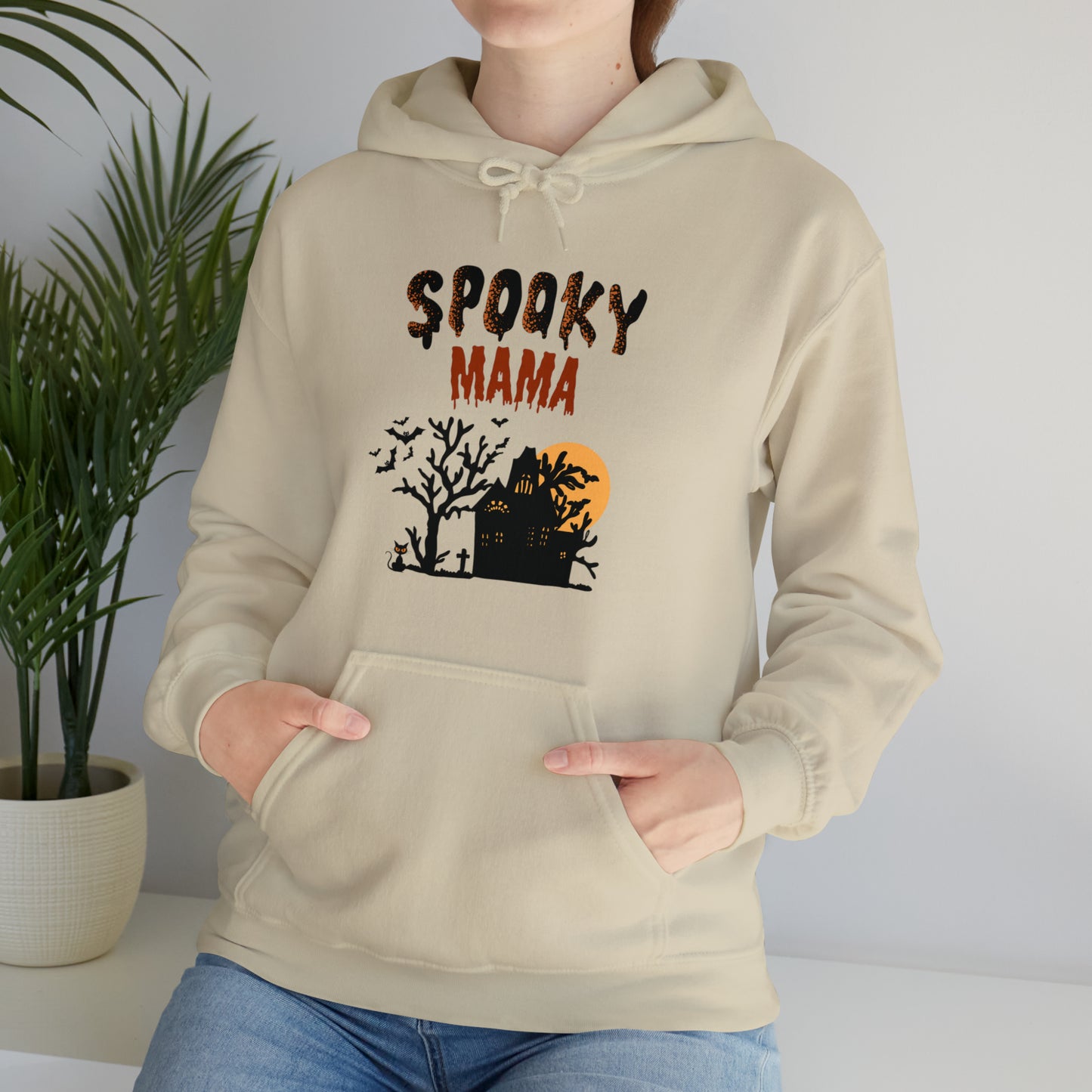 Spooky Mama Halloween Sweatshirt, spooky Ghostface Shirt, Funny Halloween Horror Shirt, Halloween Women's Sweatshirt, Halloween Tee, unisex