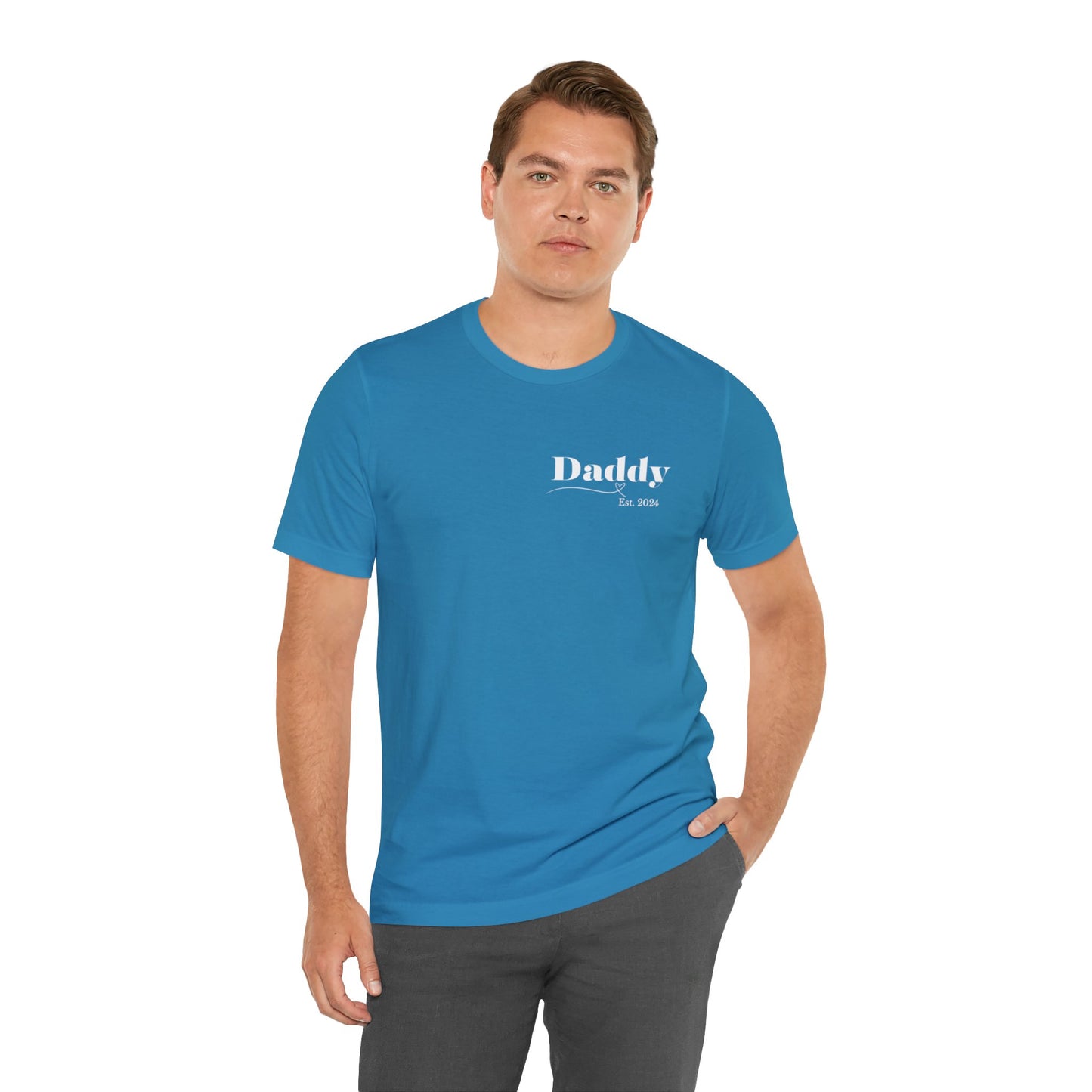 Daddy shirt pregnancy reveal shirt New dad gift dad shirt new mom shirt Christmas gift for her gift for him bridal shower gift