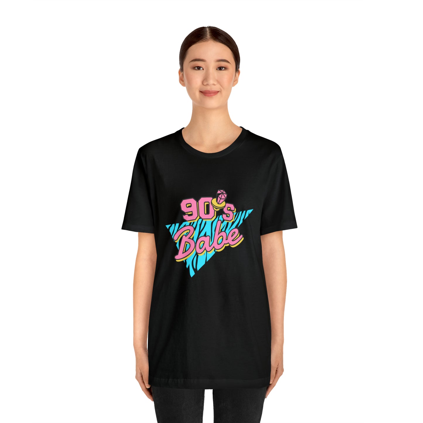 90's Babe shirt, gift for her, Christmas shirt, galantine gift best friend trip, Unisex Jersey Short Sleeve Tee