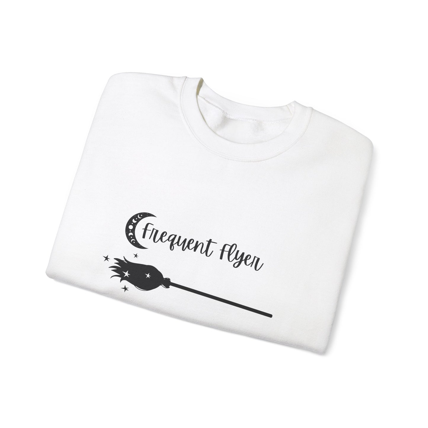 Frequent Flyer sweater Witchy sweatshirt Wicked Halloween sweater Witches broom shirt wizard HalloweenSweatshirt Halloween Sweater Christmas