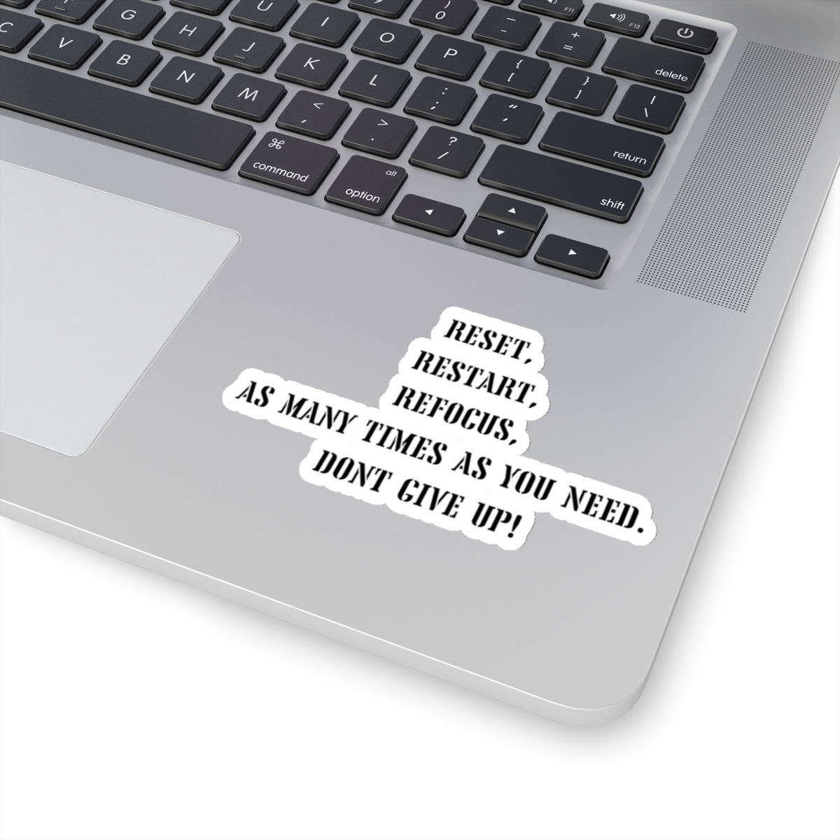 Motivational sticker funny reset restart refocus gift funny mom gift bestfriend gift Kiss-Cut Stickers positive stickers bear rainbow