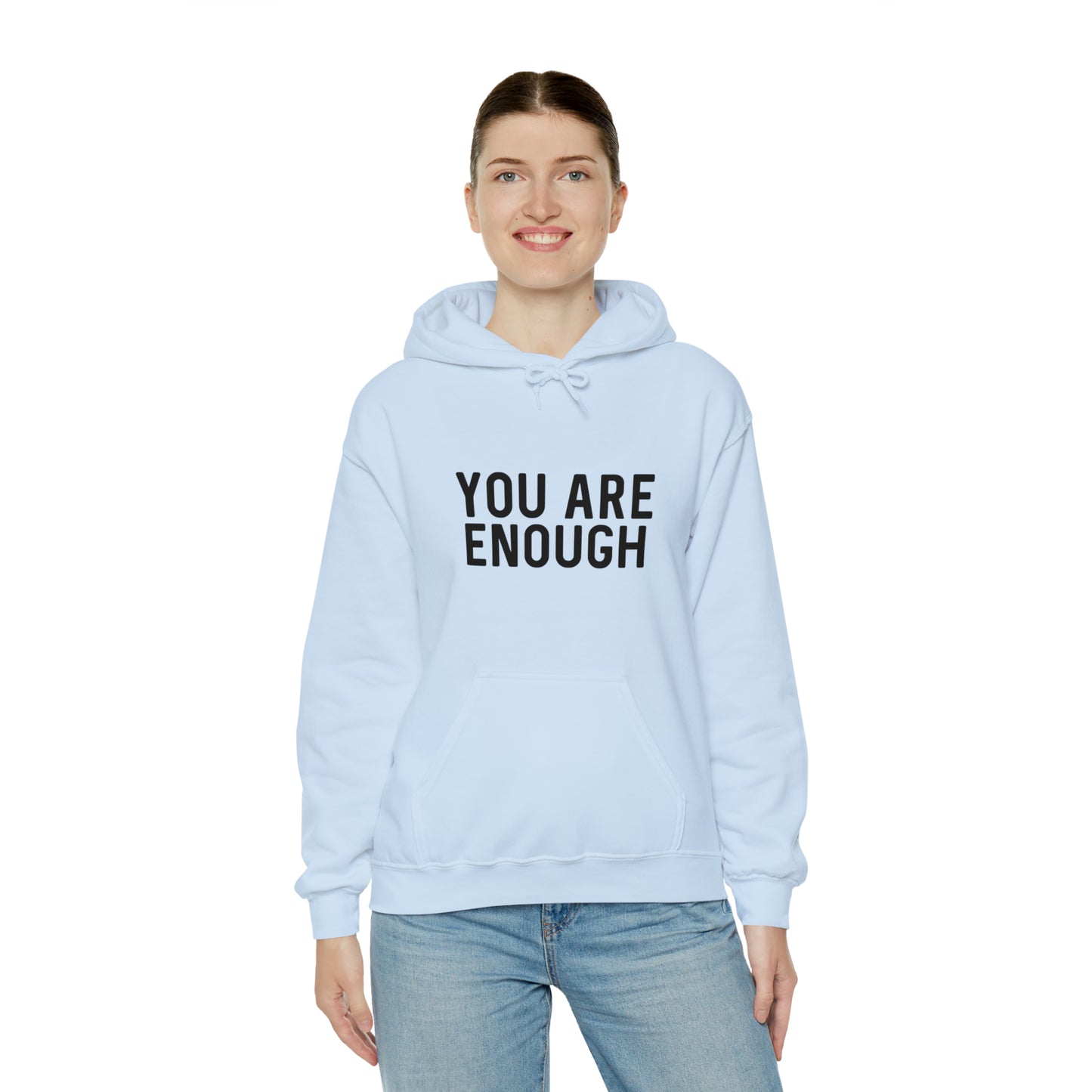 You are enough hoodie motivational sweater yogawear best friend gift mental health gift Teach hoodie, Teacher mode Hoodie Christmas Sweater,