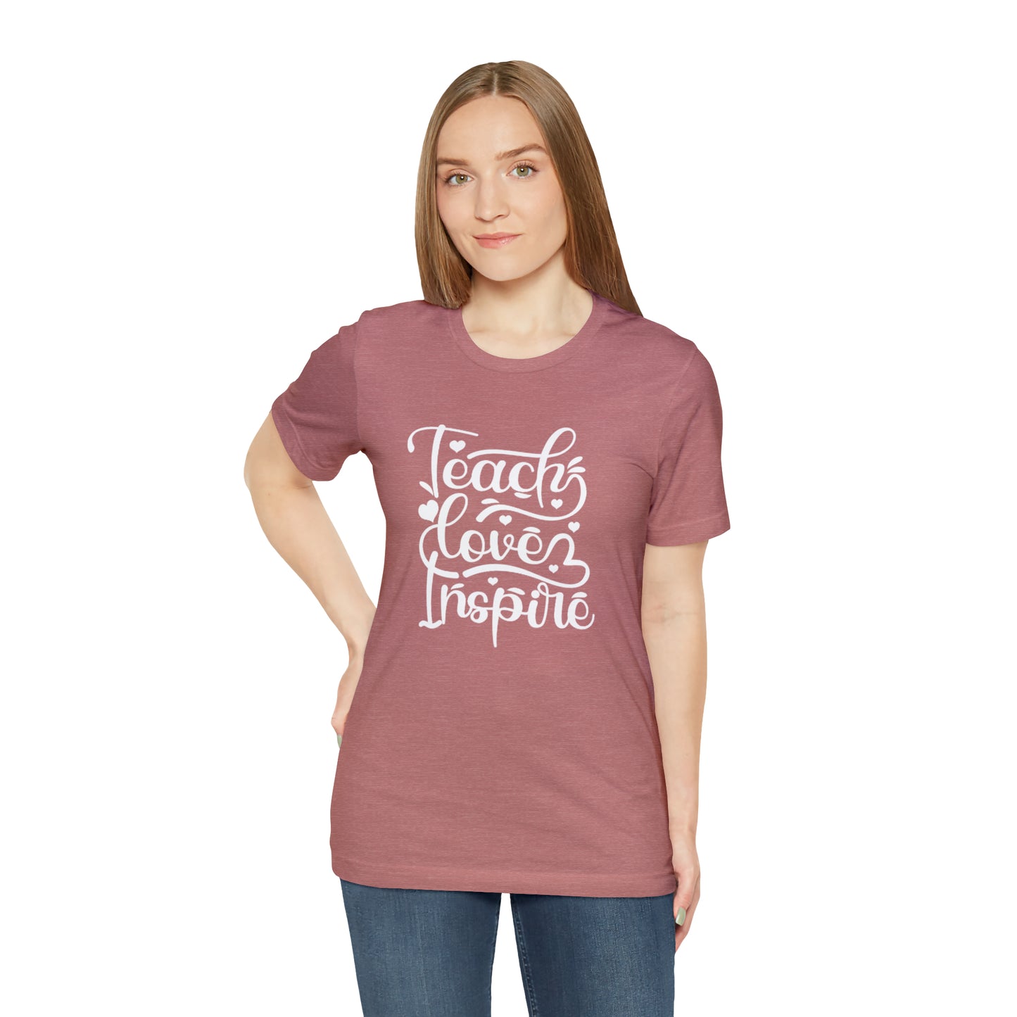Teach love inspire T-shirt, Teacher mode Shirt, Homeschooling sweatshirt,teacher mom shirt, hoodie teacher shirt Boss lady shirt