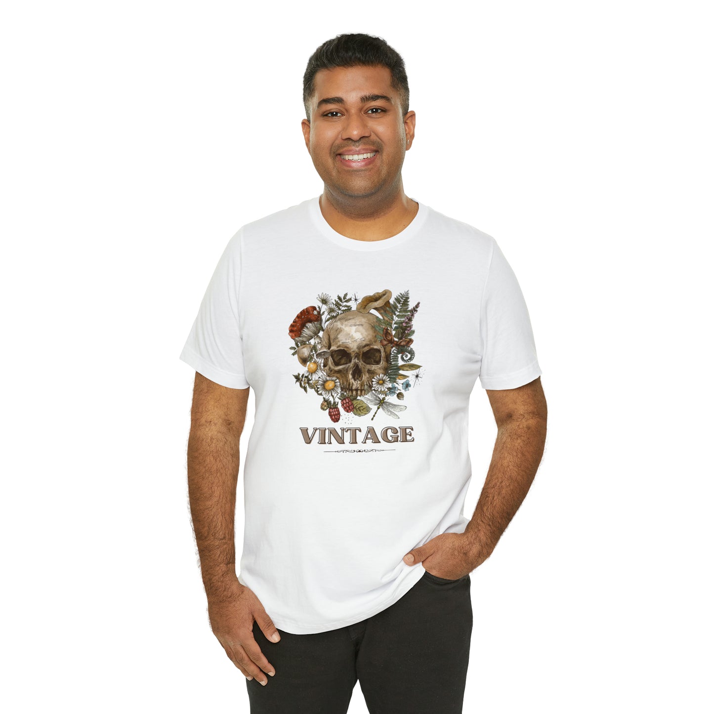 Vintage retro shirt skeleton head shirt Halloween tee Floral Shirt unisex Retro Themed vintage Gift christmas gift
