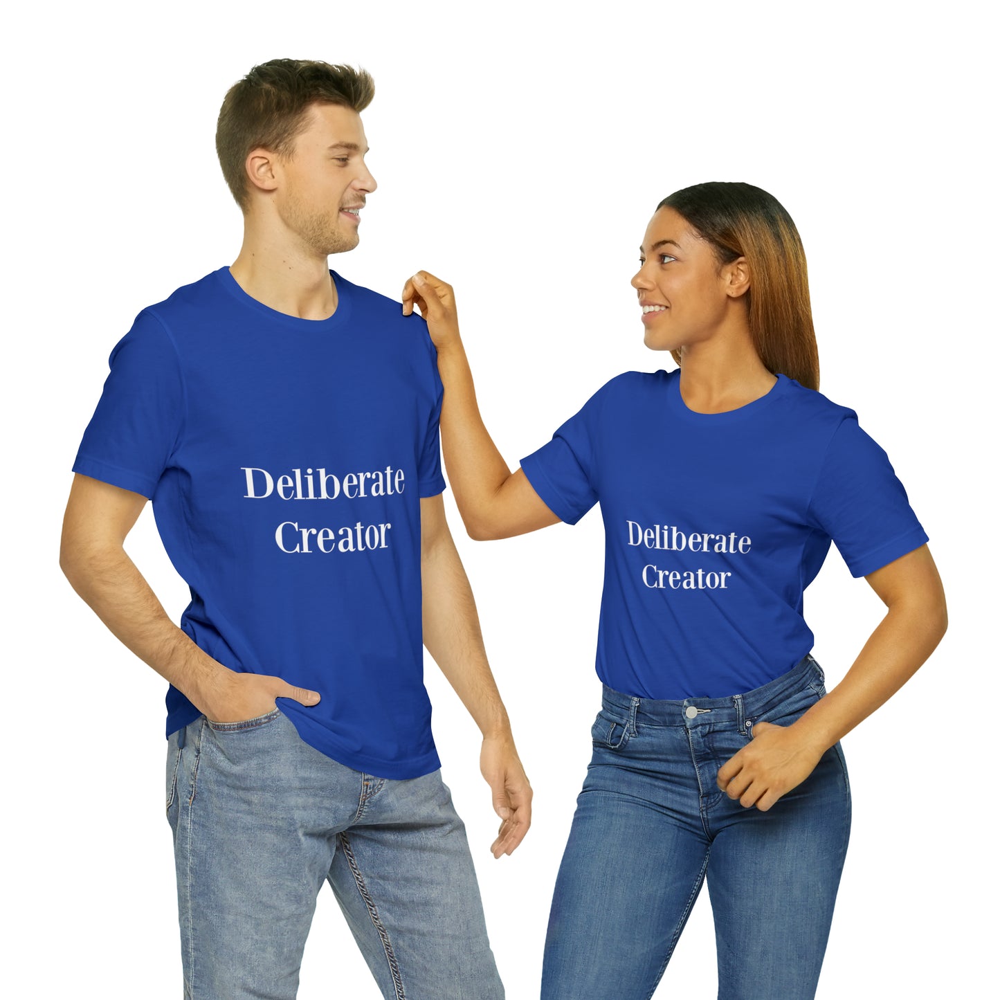 Deliberate creator tee, Unisex Jersey Short Sleeve Tee
