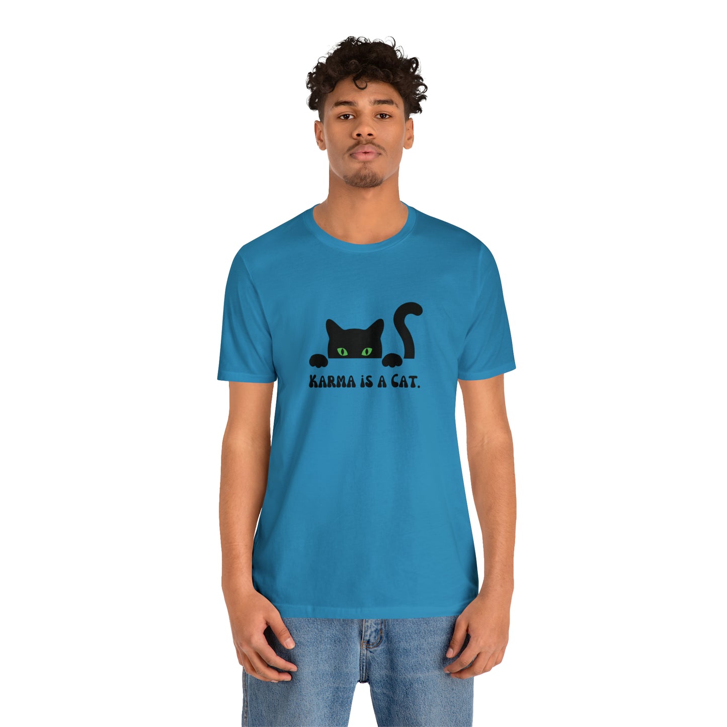 Karma is a cat shirt Cat lover tshirt book lover shirt Taylor witchy cat Shirt Halloween Cat Gift for Cat Lover Gift for Cat swiftie shirt