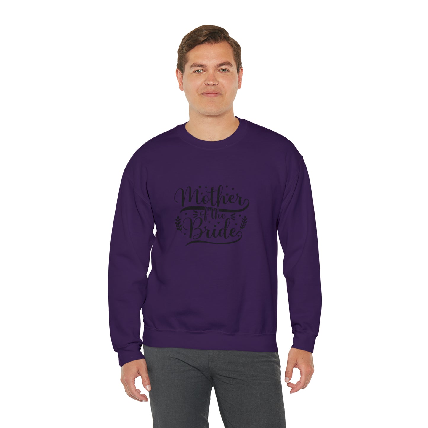 Mother of the bride sweatshirt, wedding attire, gift for Mom, bridal party clothes, yoga wear for her, for him, Birthday gift for her