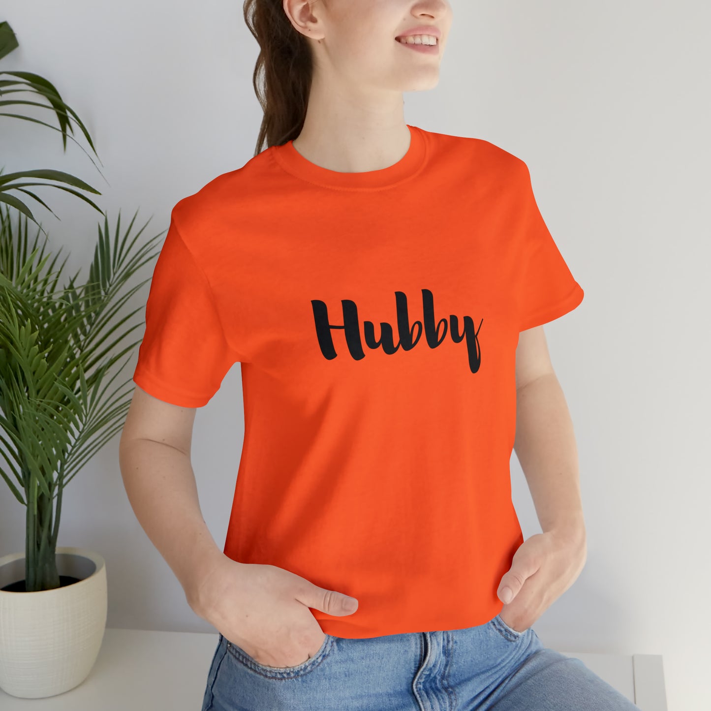 Hubby unisex T-shirt, bride groom attire, bridal party shirts, shower gift,Fathers Day Gift, Dad shirt, Husband birthday,