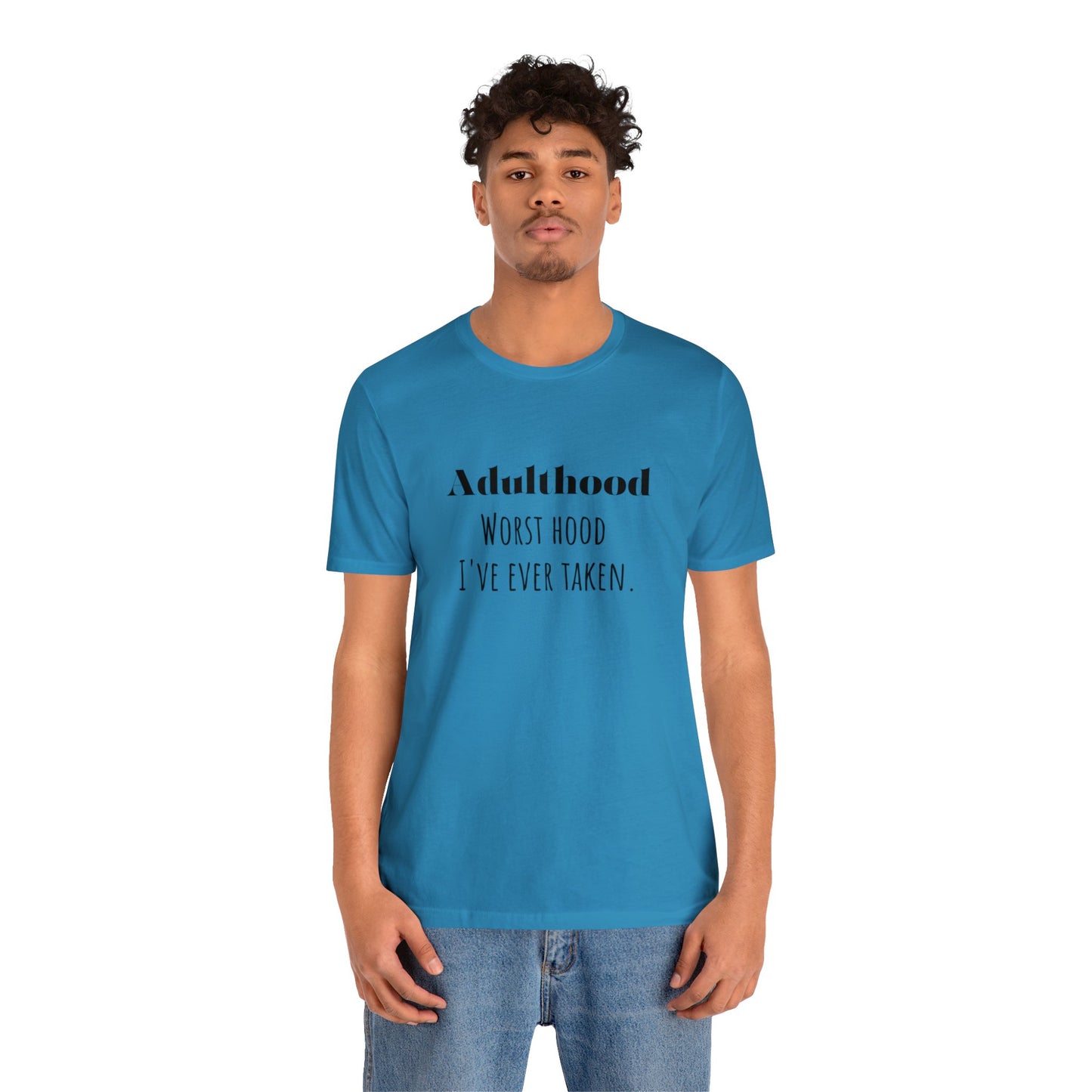 Adulthood shirt funny adulting shirt funny gift for her gift for him shirt Unisex Tee Retro T-Shirt best friend vacation shirt beach