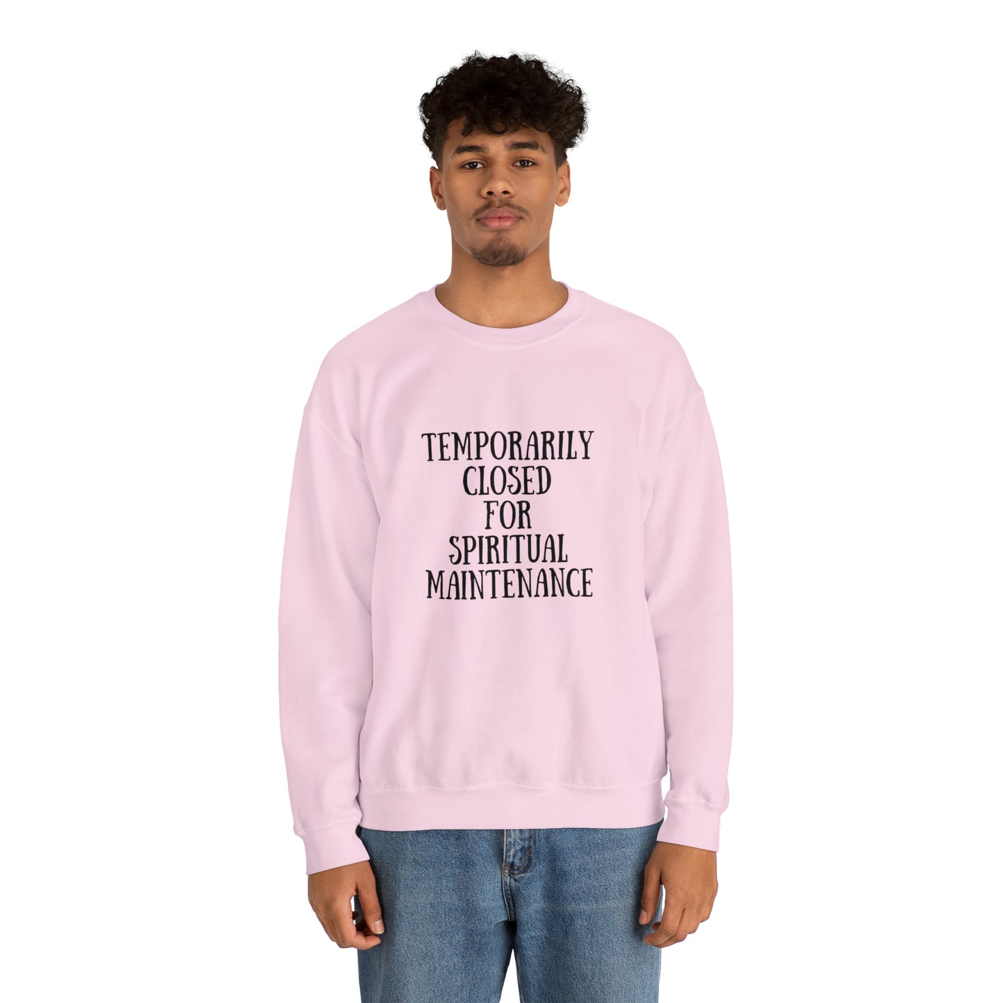 Spiritual sweatshirt Temporarily closed for spiritual Maintenance sweater zen yoga workout gift for her gift for him Mother's day christmas