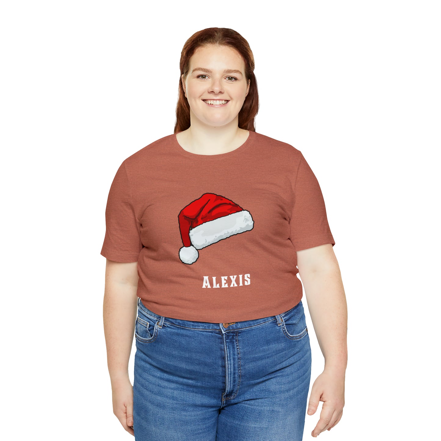 Matching Family Christmas Shirts, Santa claus Hat family tshirts Family Christmas Shirt, Matching Xmas Tees Custom Christmas T shirt photos