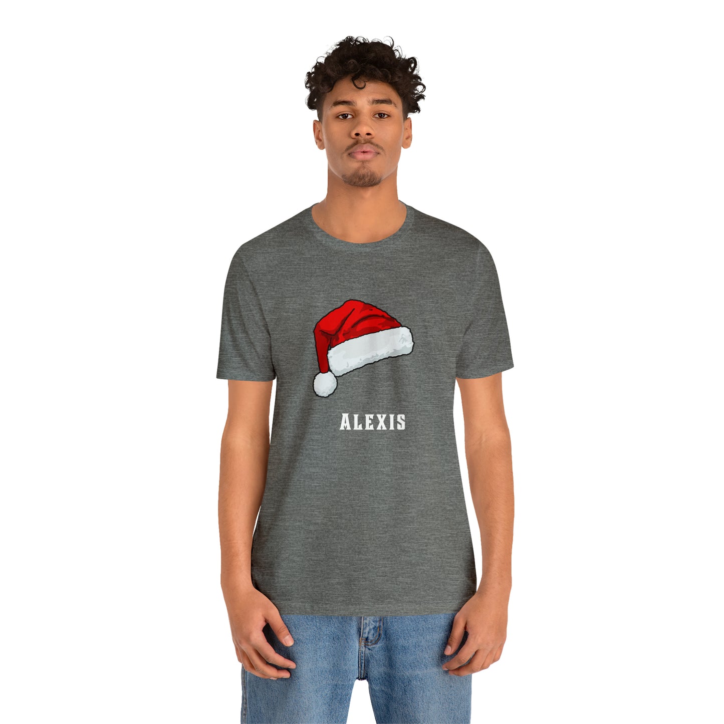 Matching Family Christmas Shirts, Santa claus Hat family tshirts Family Christmas Shirt, Matching Xmas Tees Custom Christmas T shirt photos