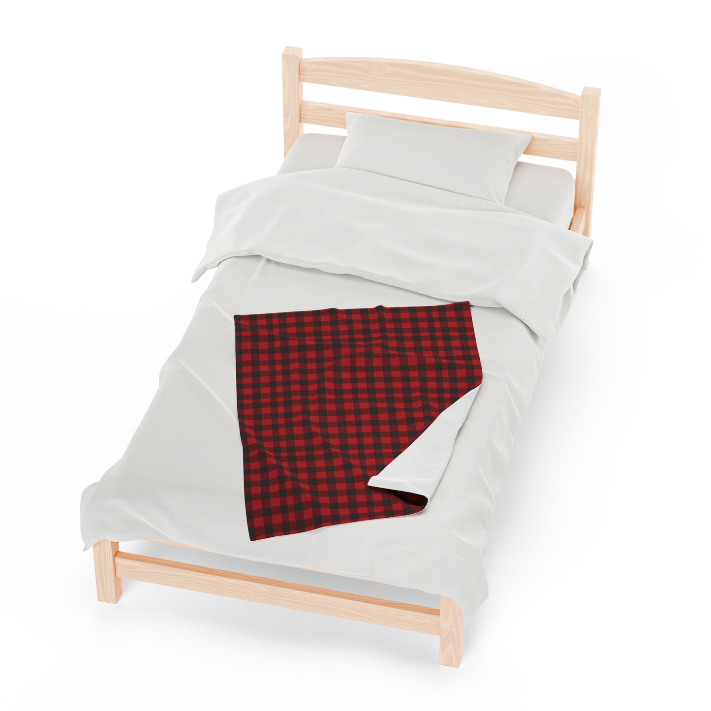 Plaid Christmas Blanket holiday blanket christmas movie watching blanket Merry christmas blanket Velveteen Plush Blanket