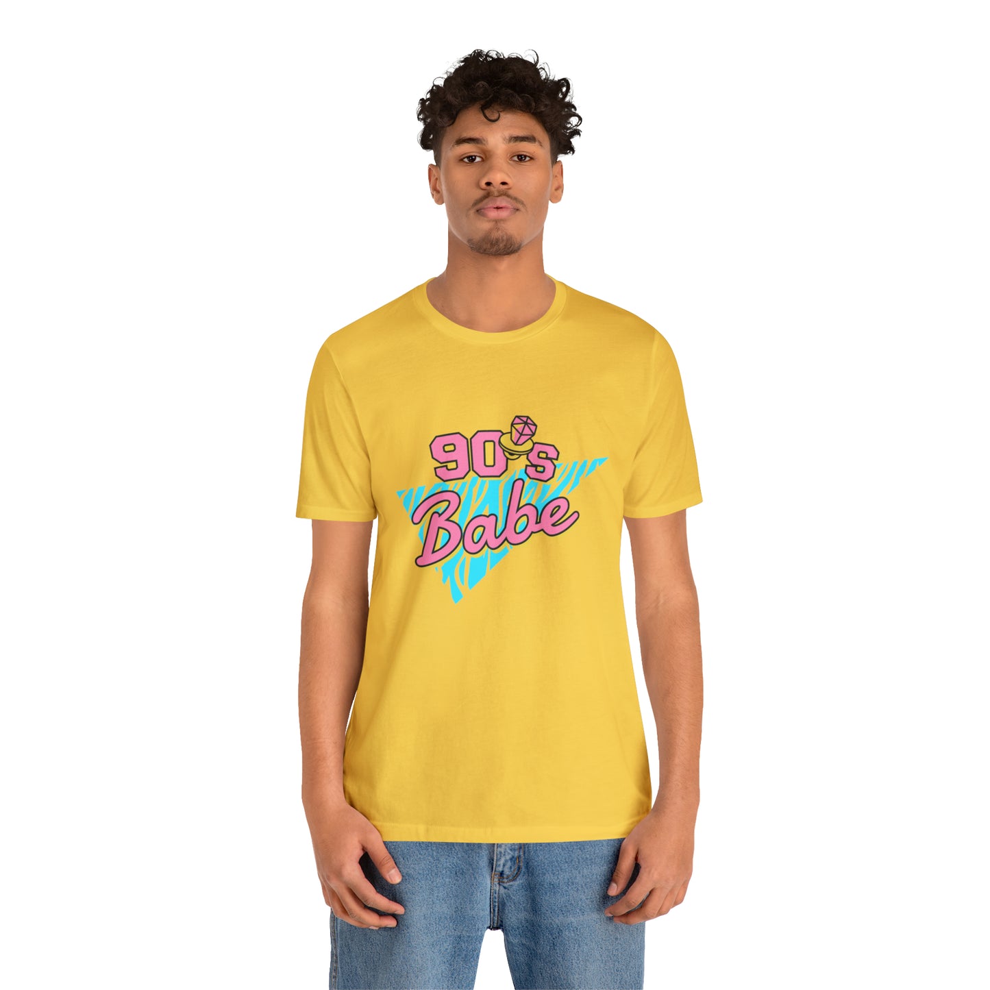 90's Babe shirt, gift for her, Christmas shirt, galantine gift best friend trip, Unisex Jersey Short Sleeve Tee