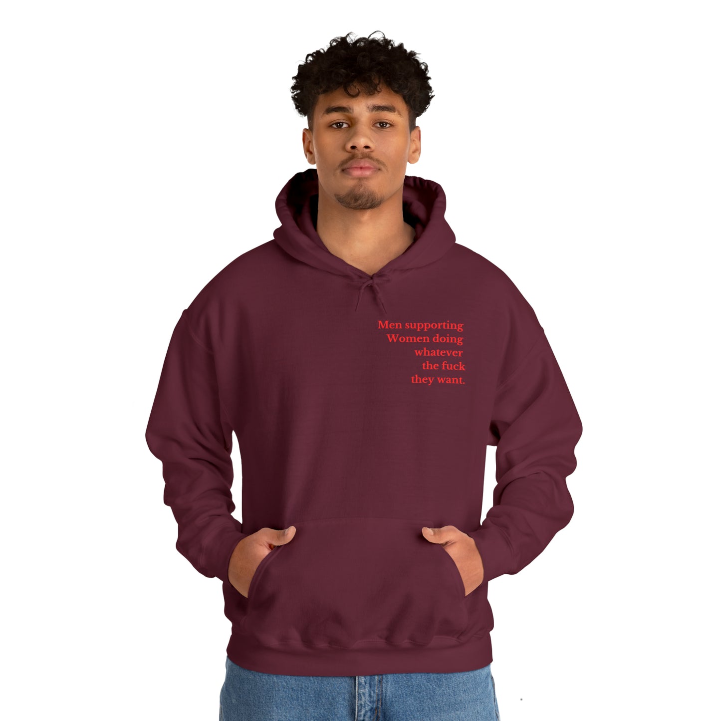 Men supporting women sweater birthday sweater Christmas gifts Sweatshirt Gift for him Gift